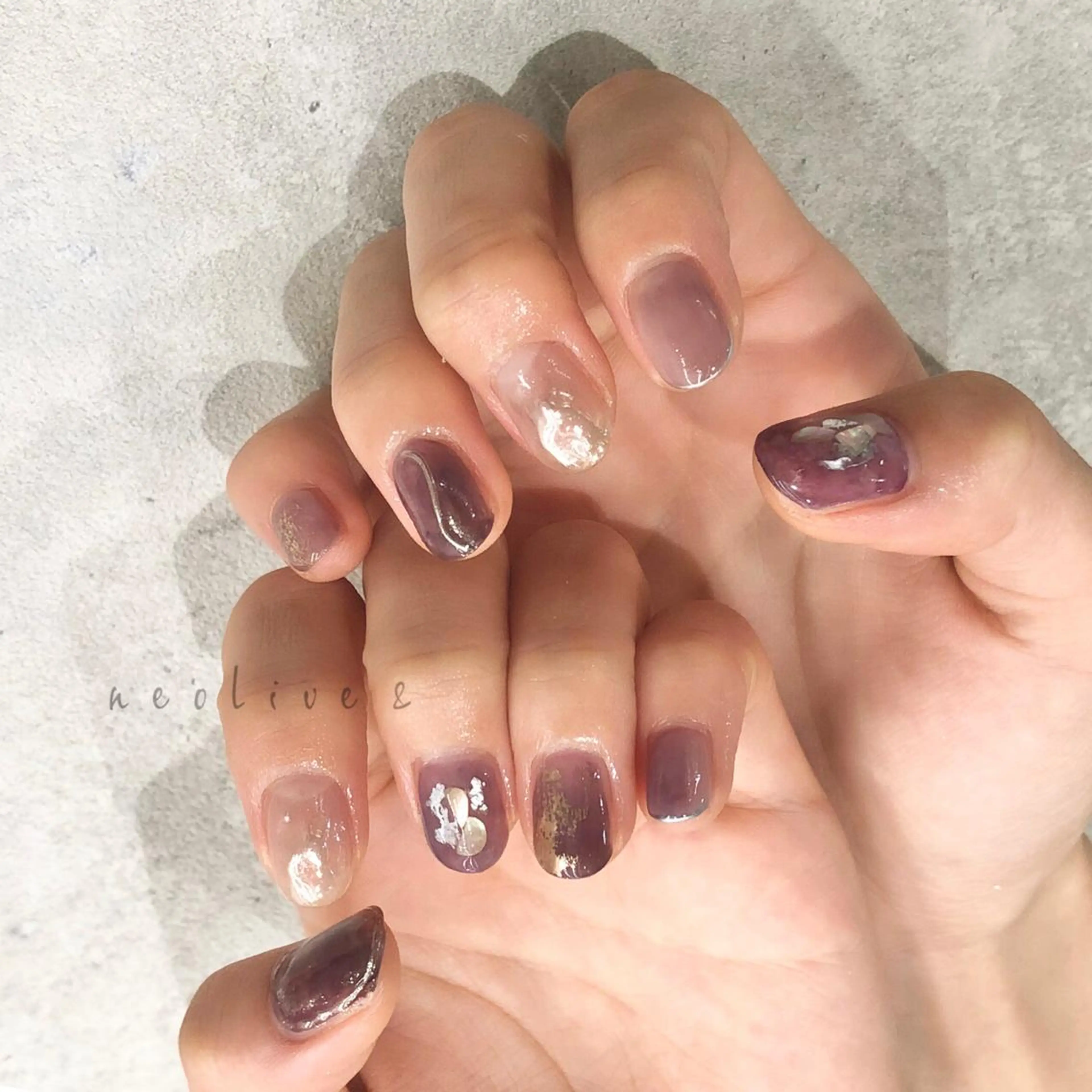 ネイル ハンドネイル Yuriko Omi パラジェル/渋谷のネイルデザイン