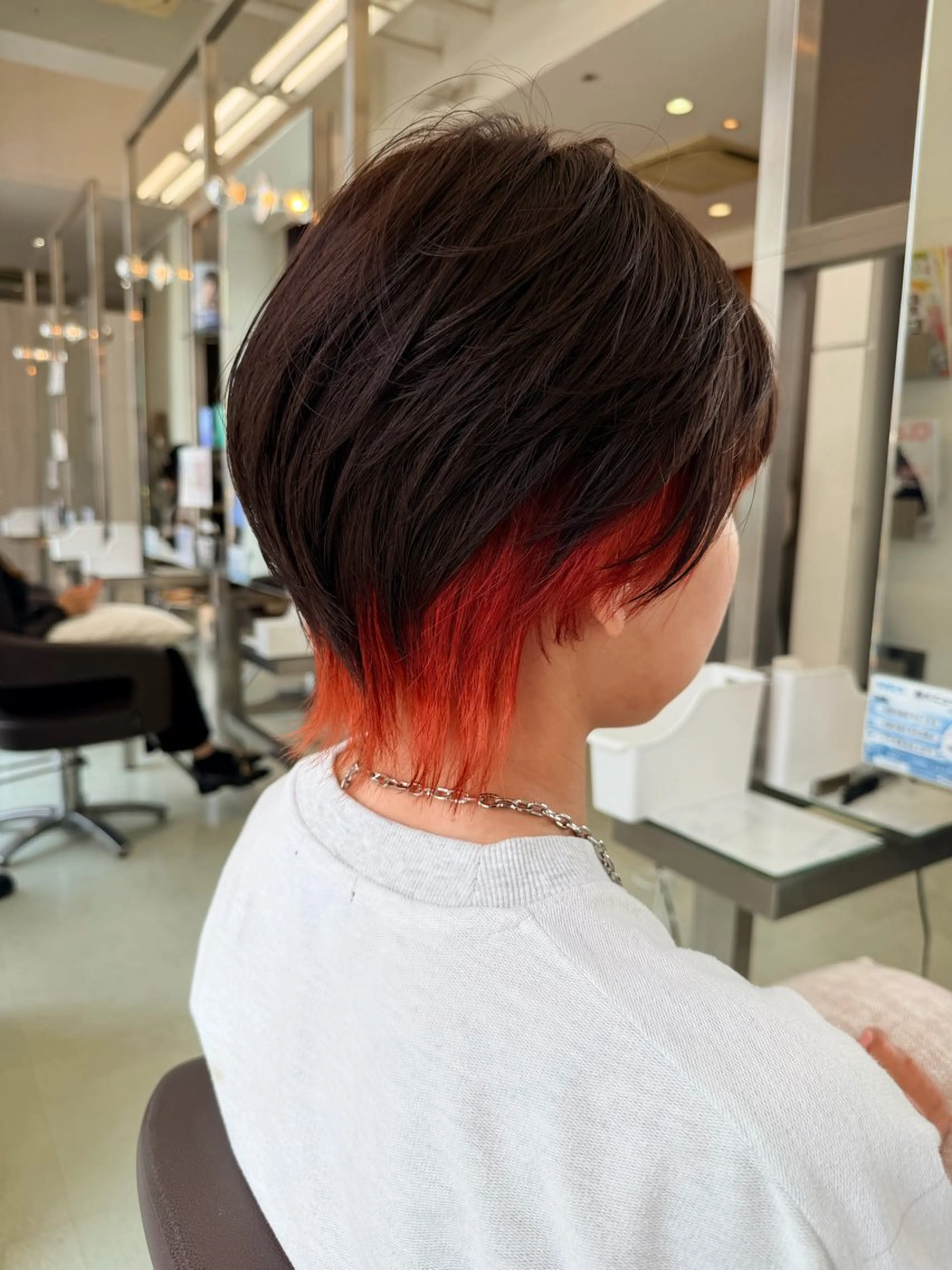 ショート カット ヘアカラー wil西宮レイヤー 西村徹のヘアスタイル