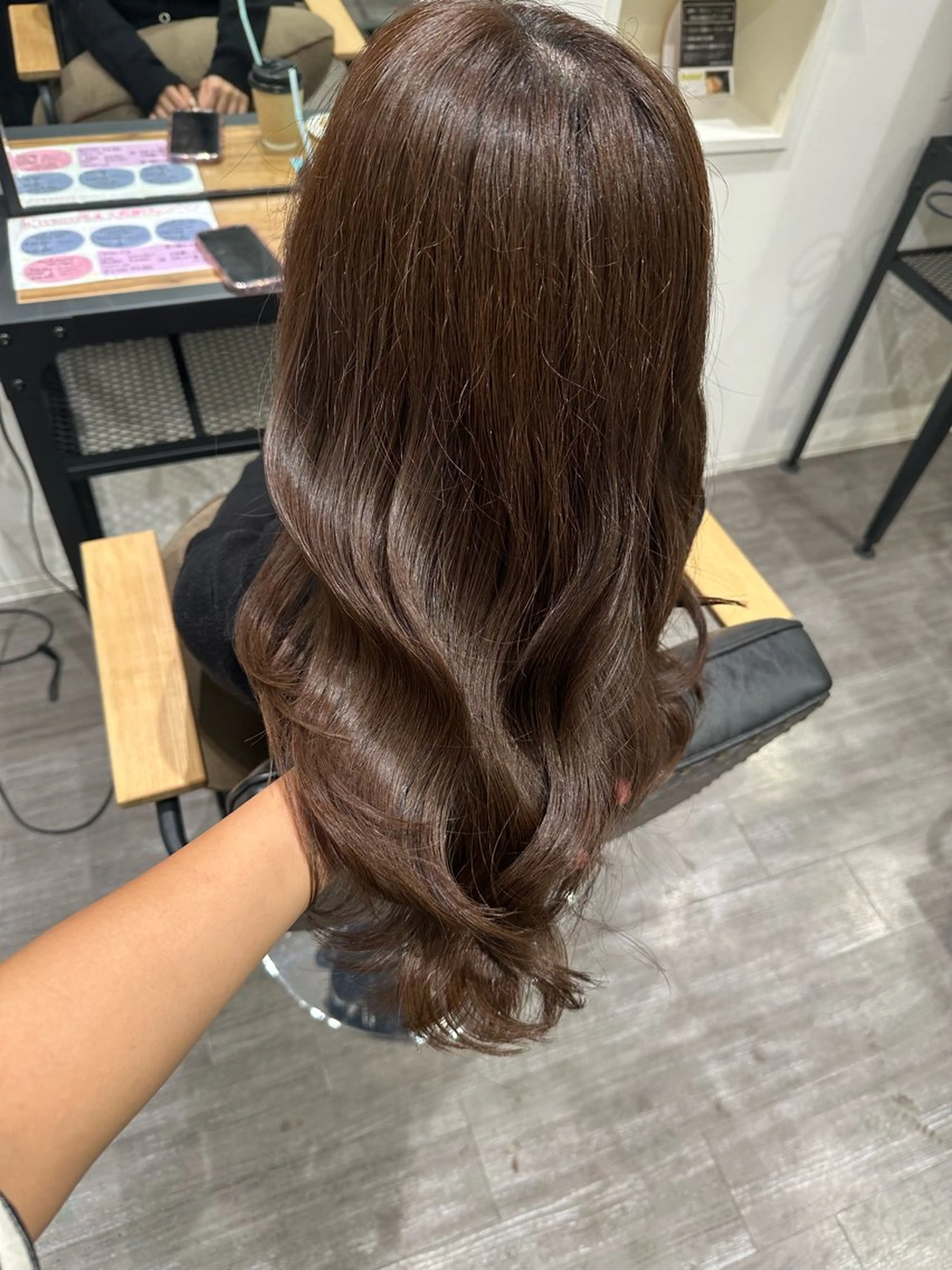 ミディアム カラー ブラウンカラー ラベンダーカラー ヘアカラー トリートメント 艶髪レイヤー上田 紗也🇰🇷💗のヘアスタイル