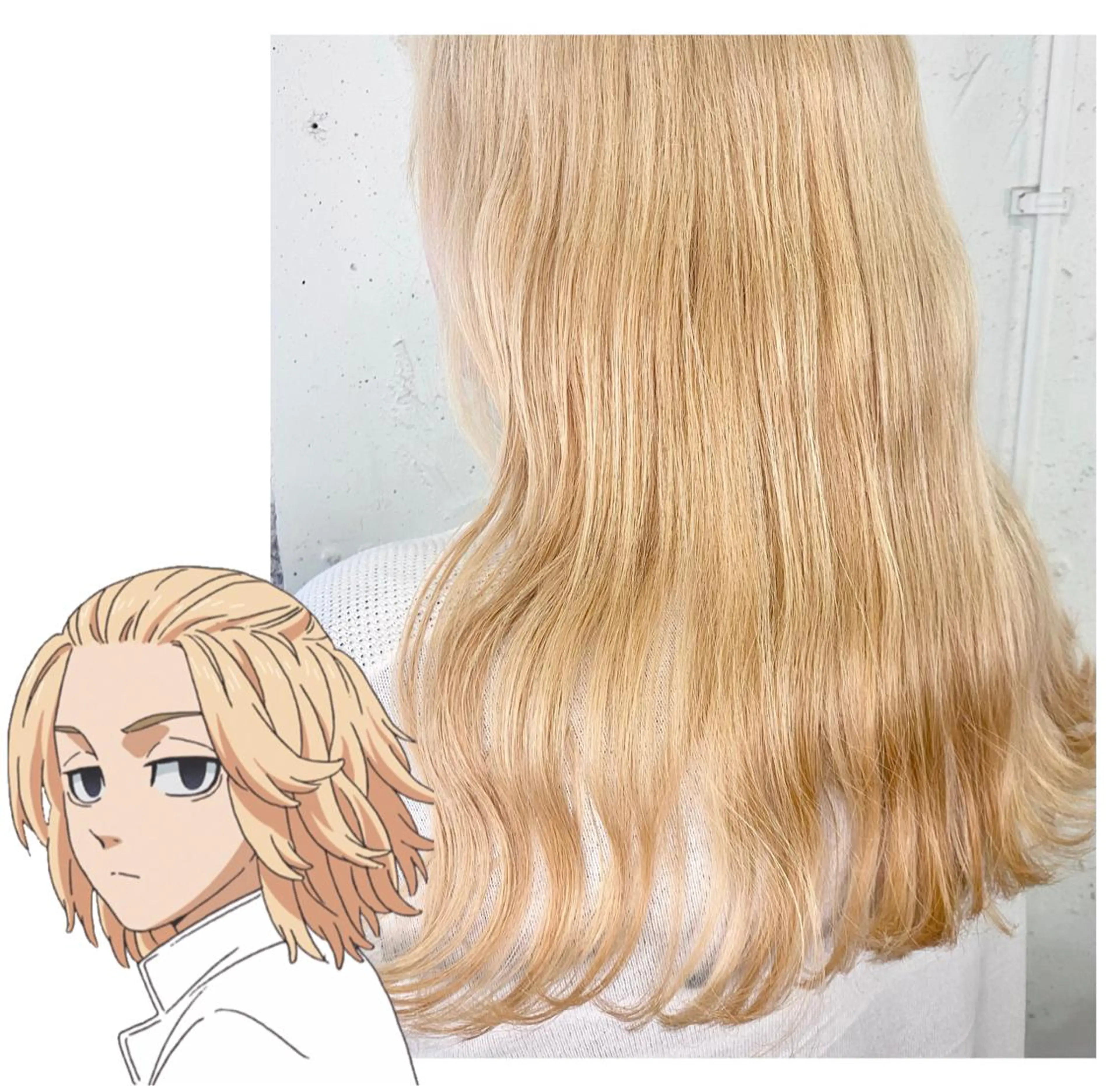 ロング カラー ブロンド GARU-ガル-所属・TSUNO🦖 派手髪/オタク美容師のヘアスタイル