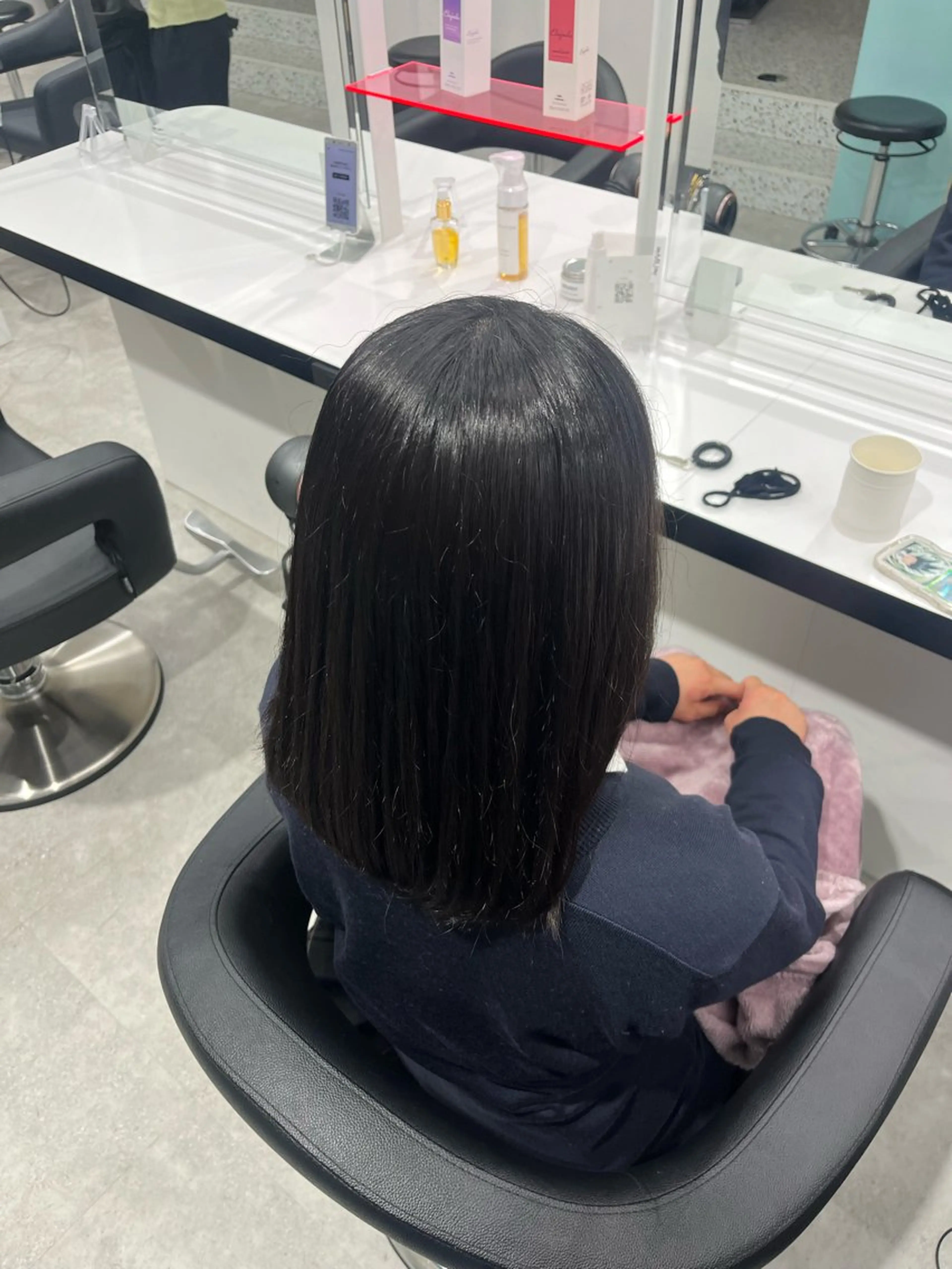 ミディアム カラー みう/仙台/暖色/ 艶髪/顔周りカット/のヘアスタイル