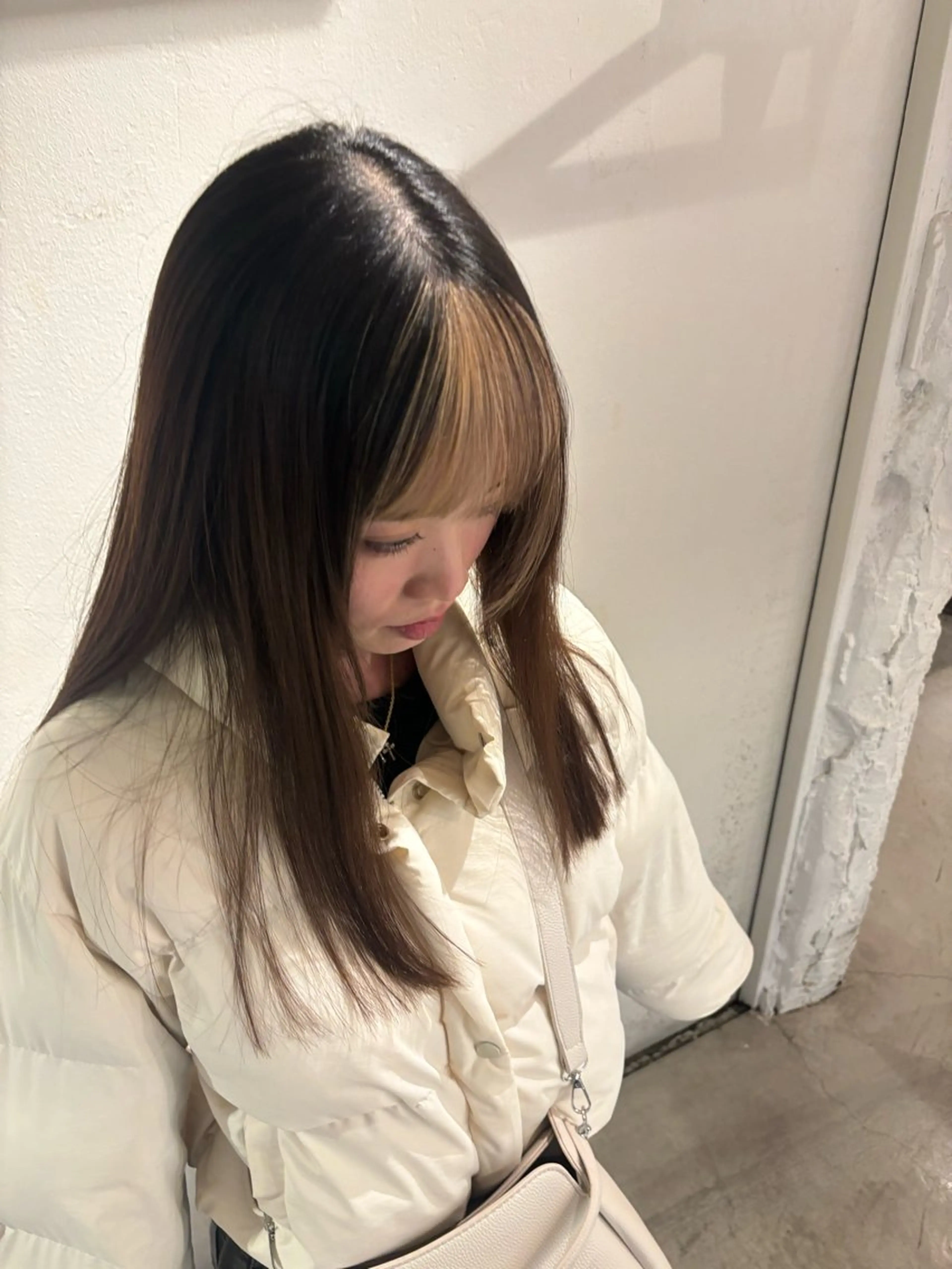 セミロング カラー ヘアカラー トリートメント 元地雷系美容師🫶 RYUSEI🐈‍⬛のヘアスタイル