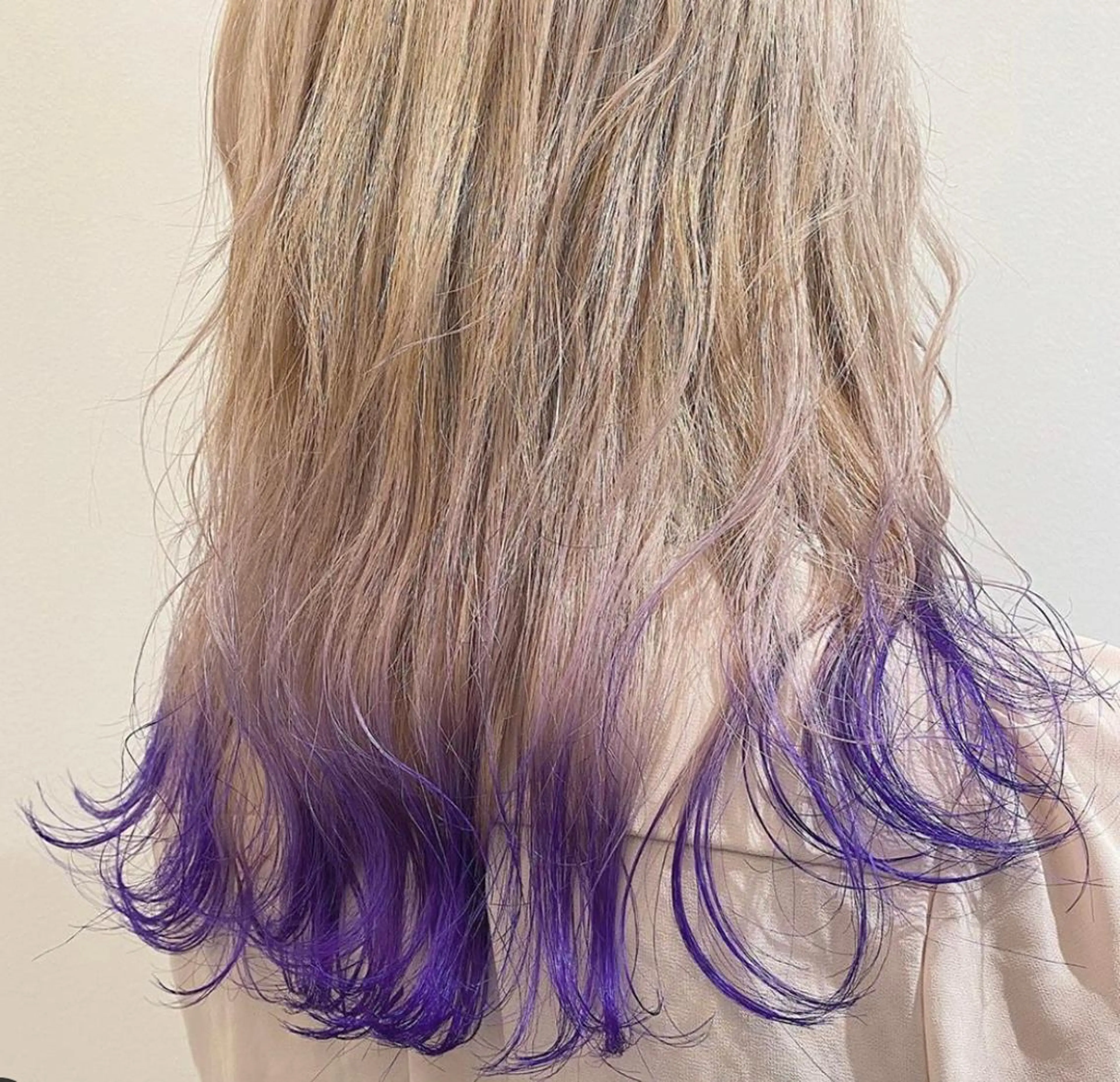 セミロング ヘアカラー トリートメント MIZUHO / ダブルカラー髪質改善のヘアスタイル