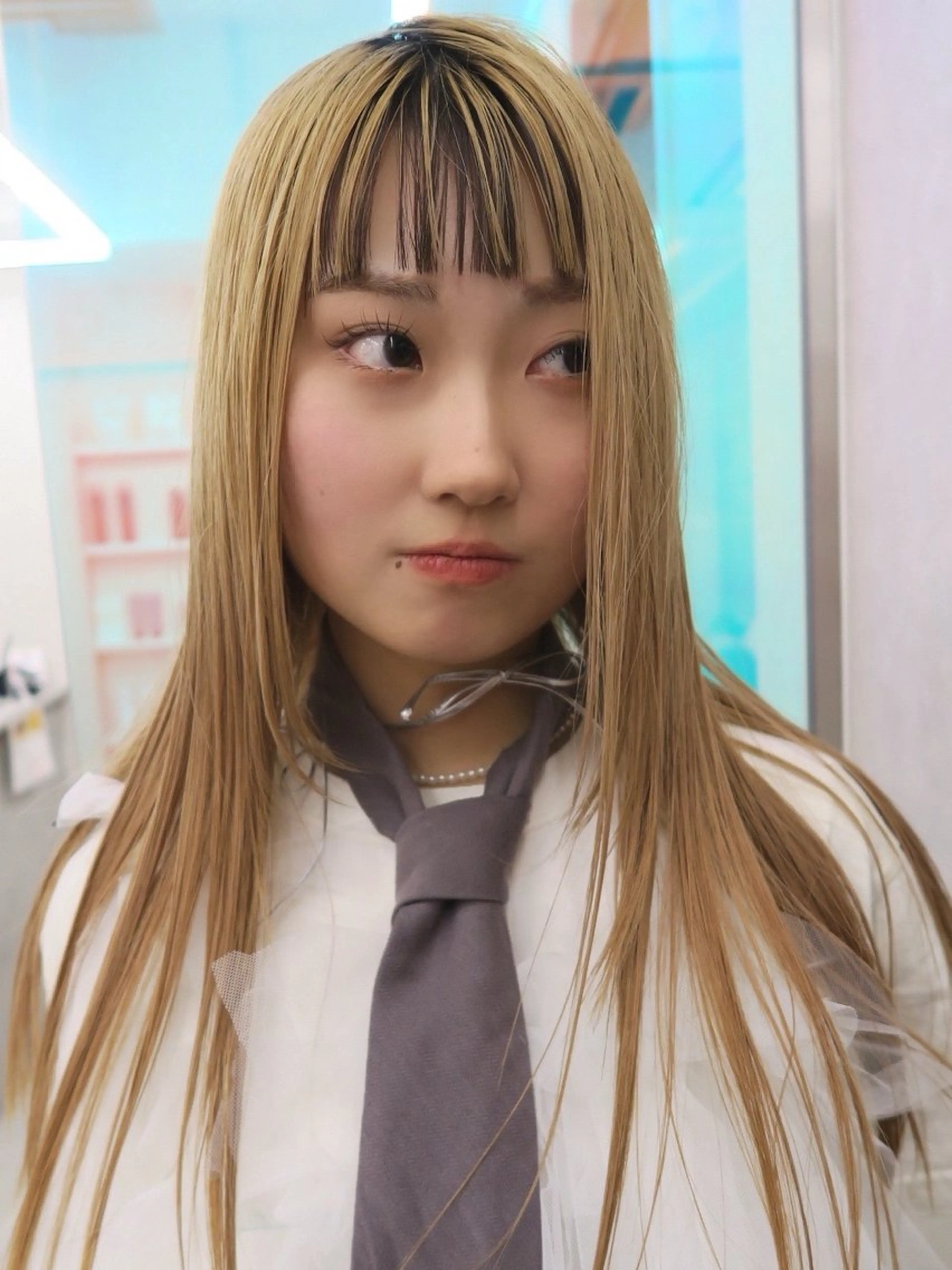 ミディアム カラー Nakamura Manaのヘアスタイル