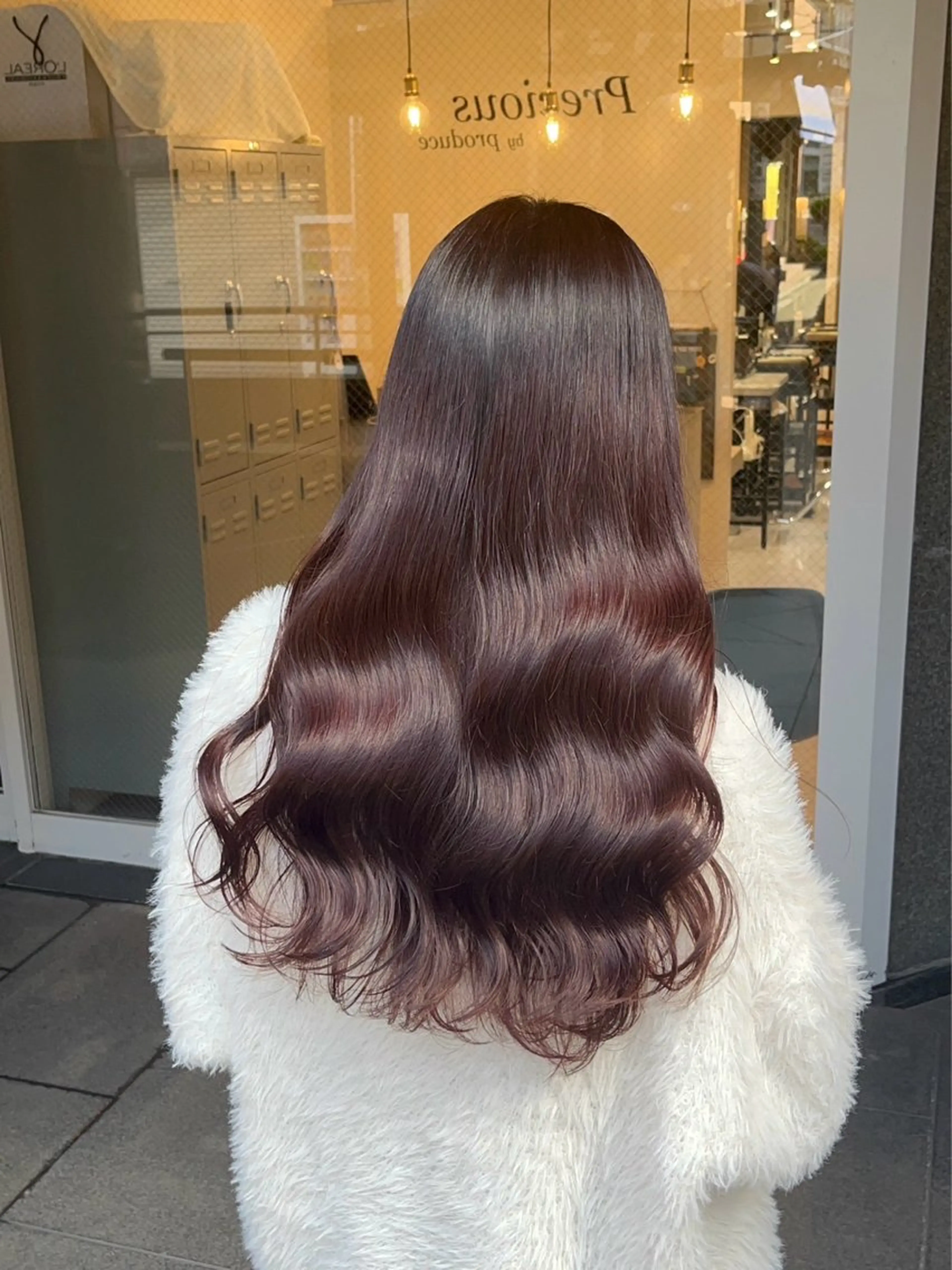 ミディアム ヘアカラー 髪質改善カラー 指名No.1👑のヘアスタイル