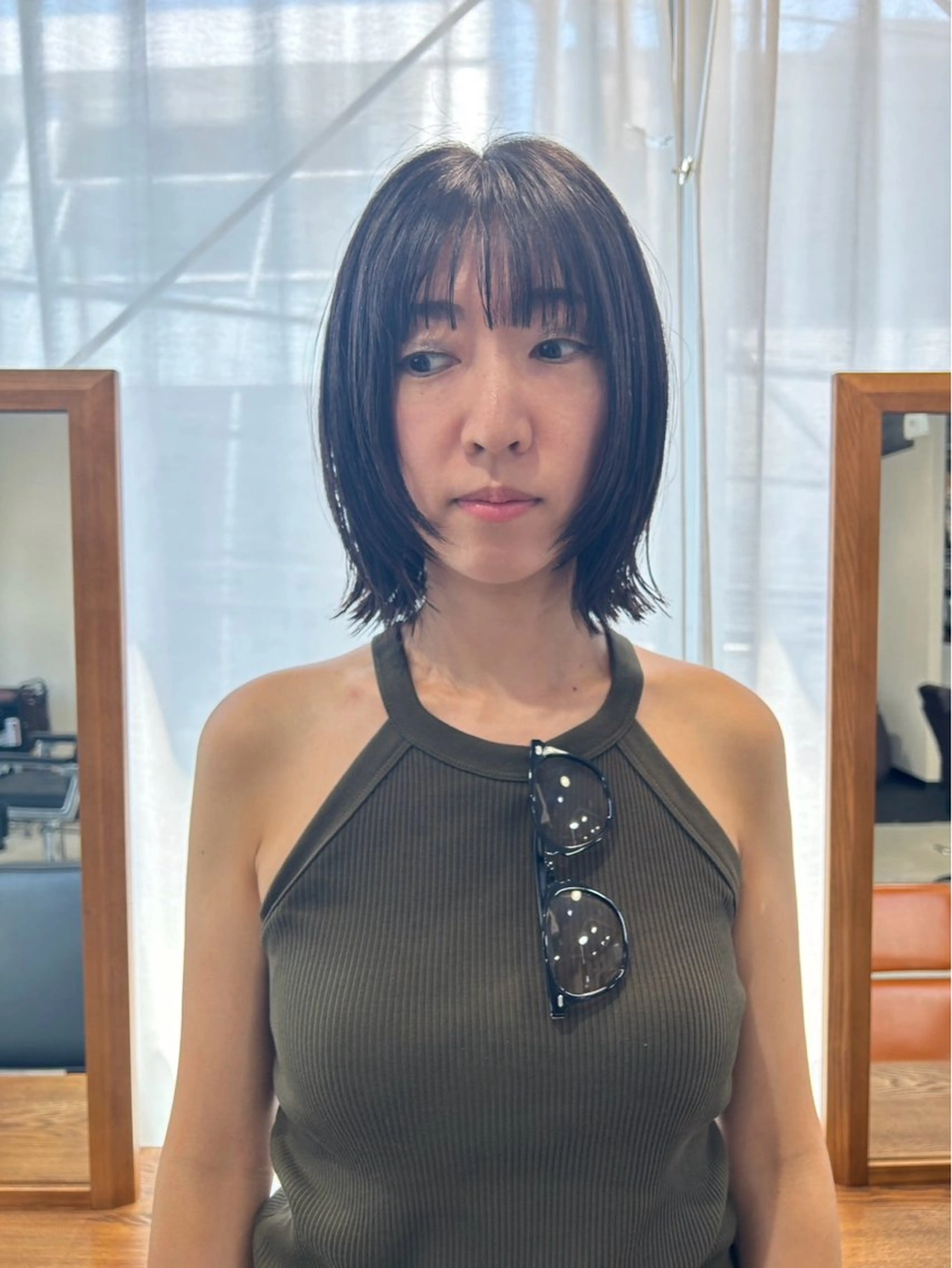 ミディアム カット 🍃YURI 🍃のヘアスタイル