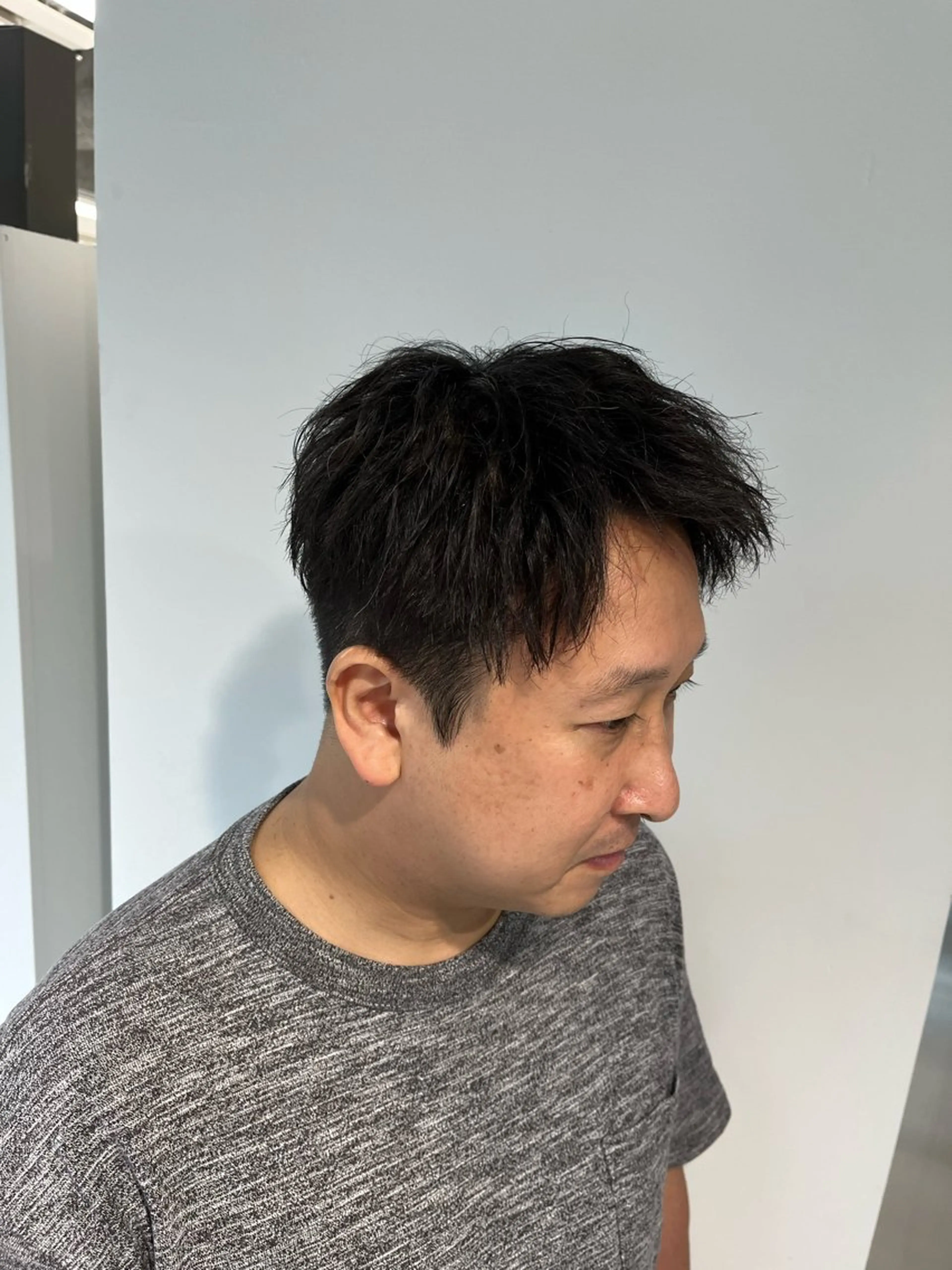 ショート パーマ メンズ 🏆メンズヘア特化 🥇代表りんぺーのヘアスタイル