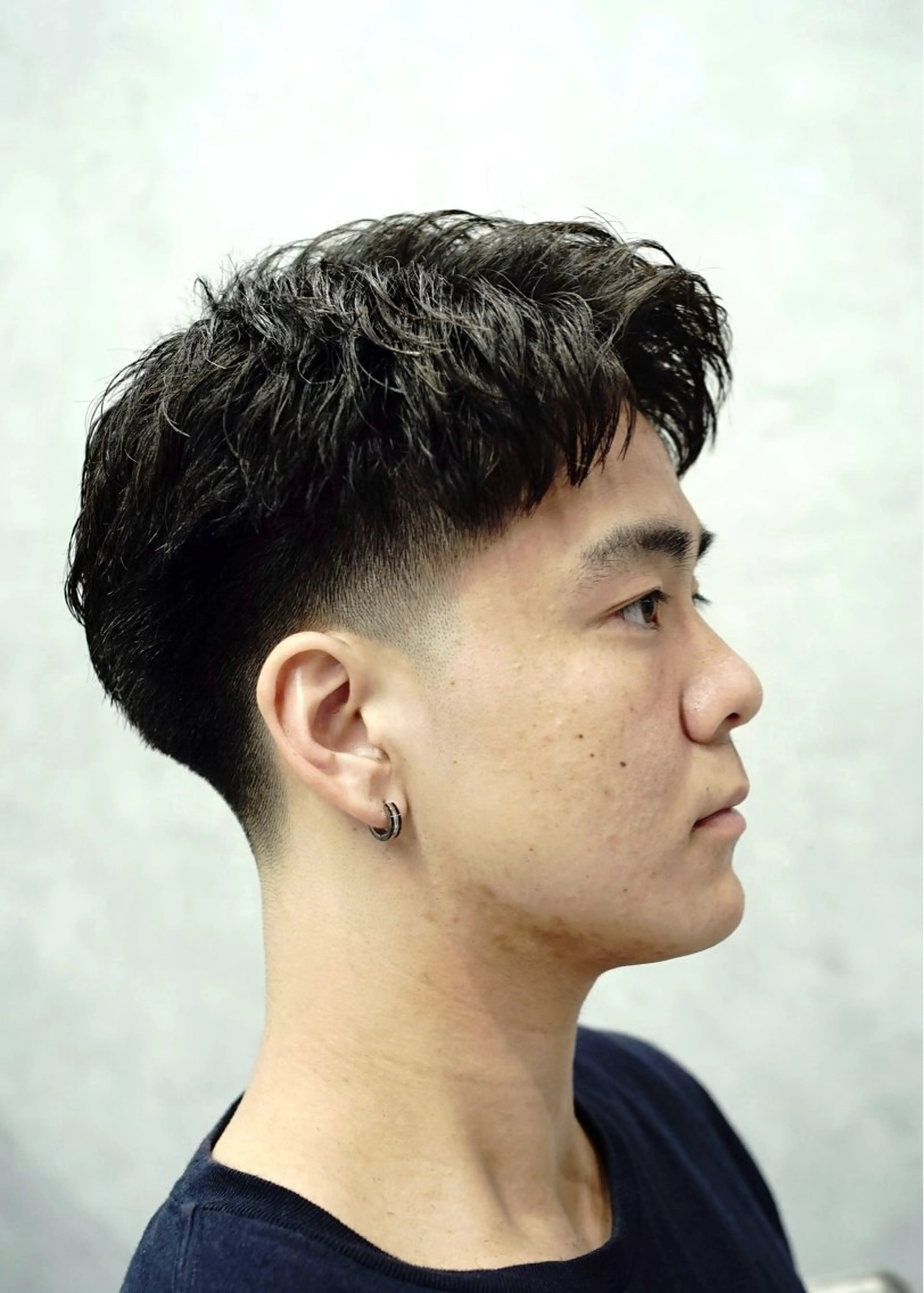 ショート パーマ メンズ カット パーマ GAKU /フェード /メンズ/難波のヘアスタイル