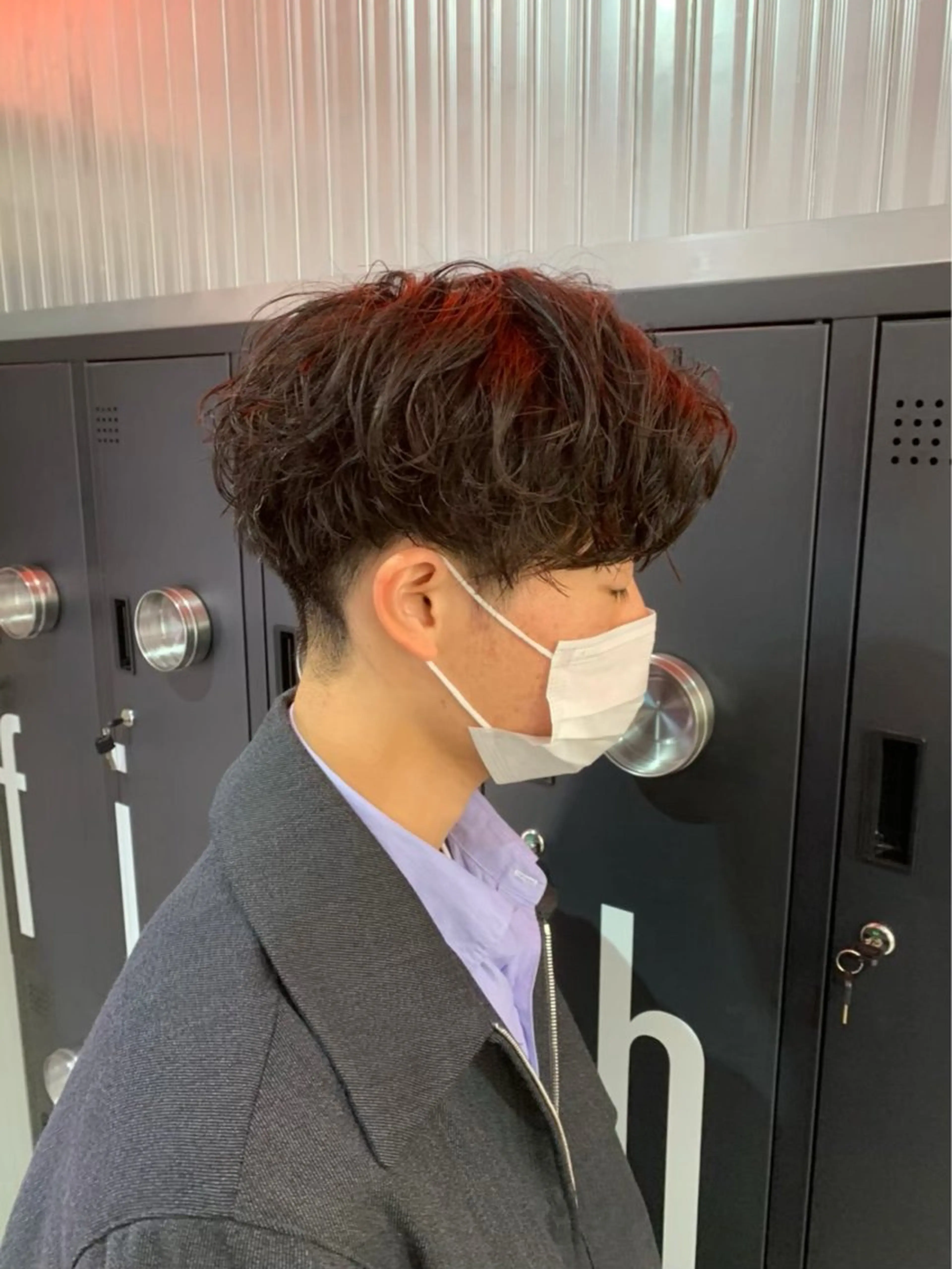 ショート パーマ メンズ カット パーマ ヘアセット お悩み解消✨/ メンズパーマ✨/直樹のヘアスタイル