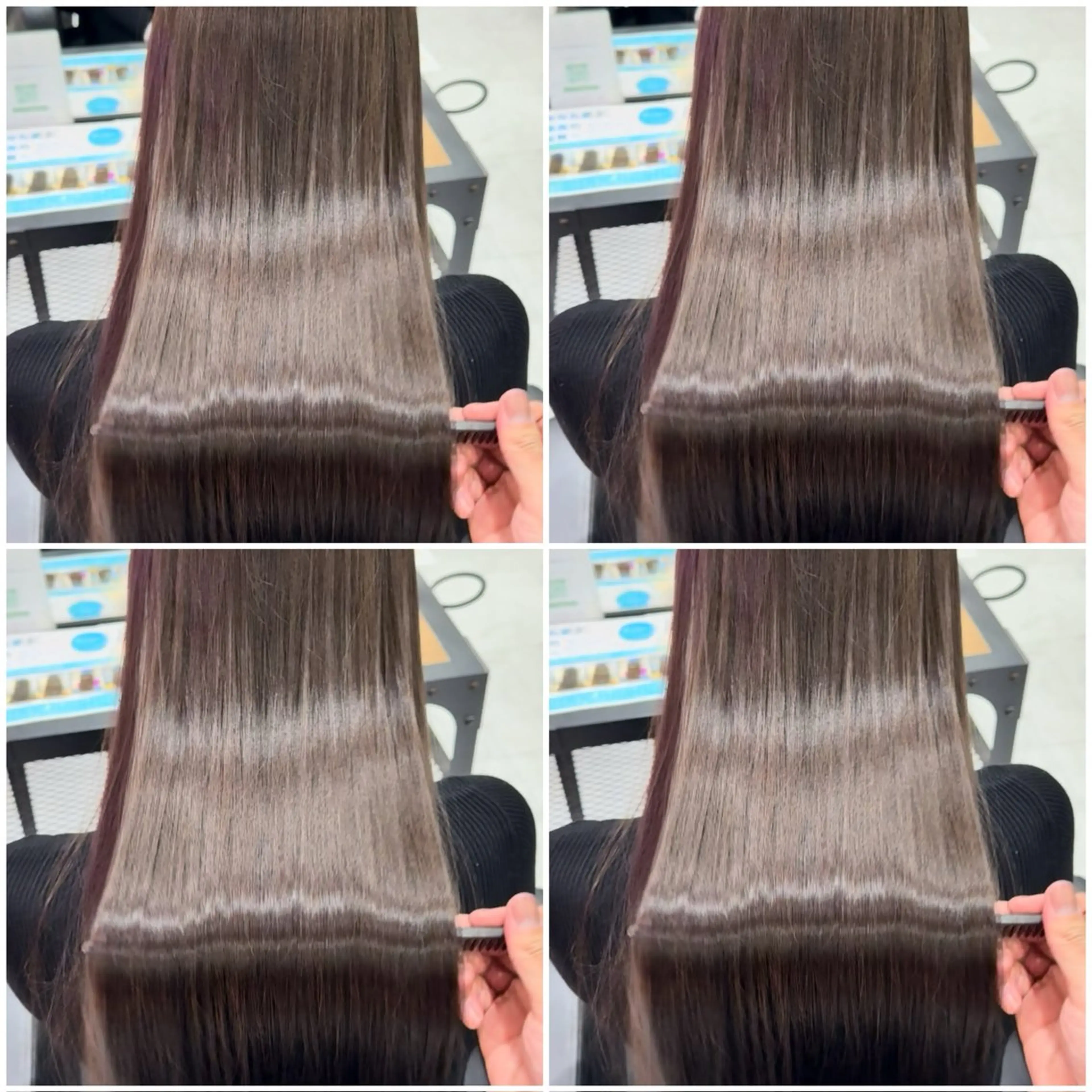 ロング カラー 髪質改善 艶髪矯正 エクステ かいり✂️のヘアスタイル