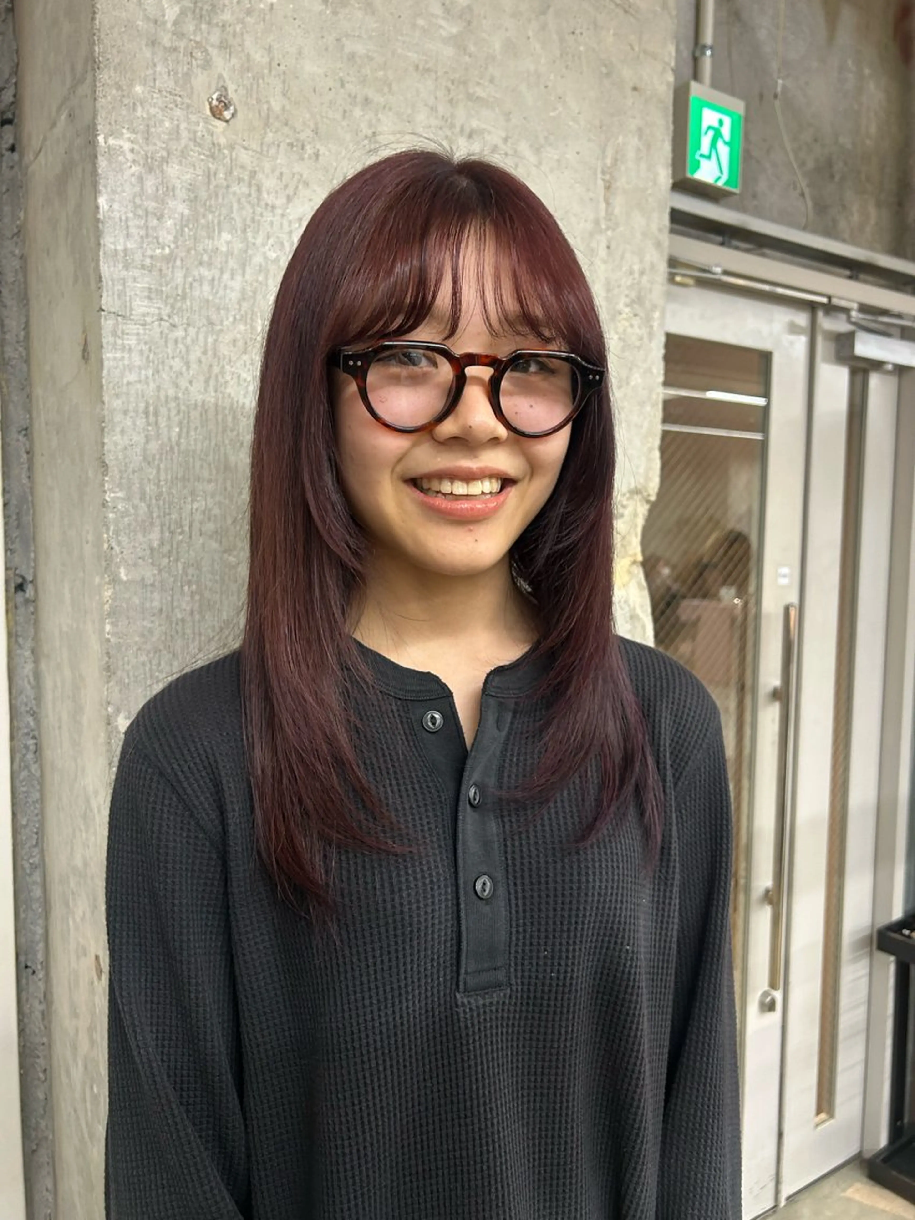 ロング ヘアカラー 伊藤ほのか/パーマ /酸性ストレートのヘアスタイル