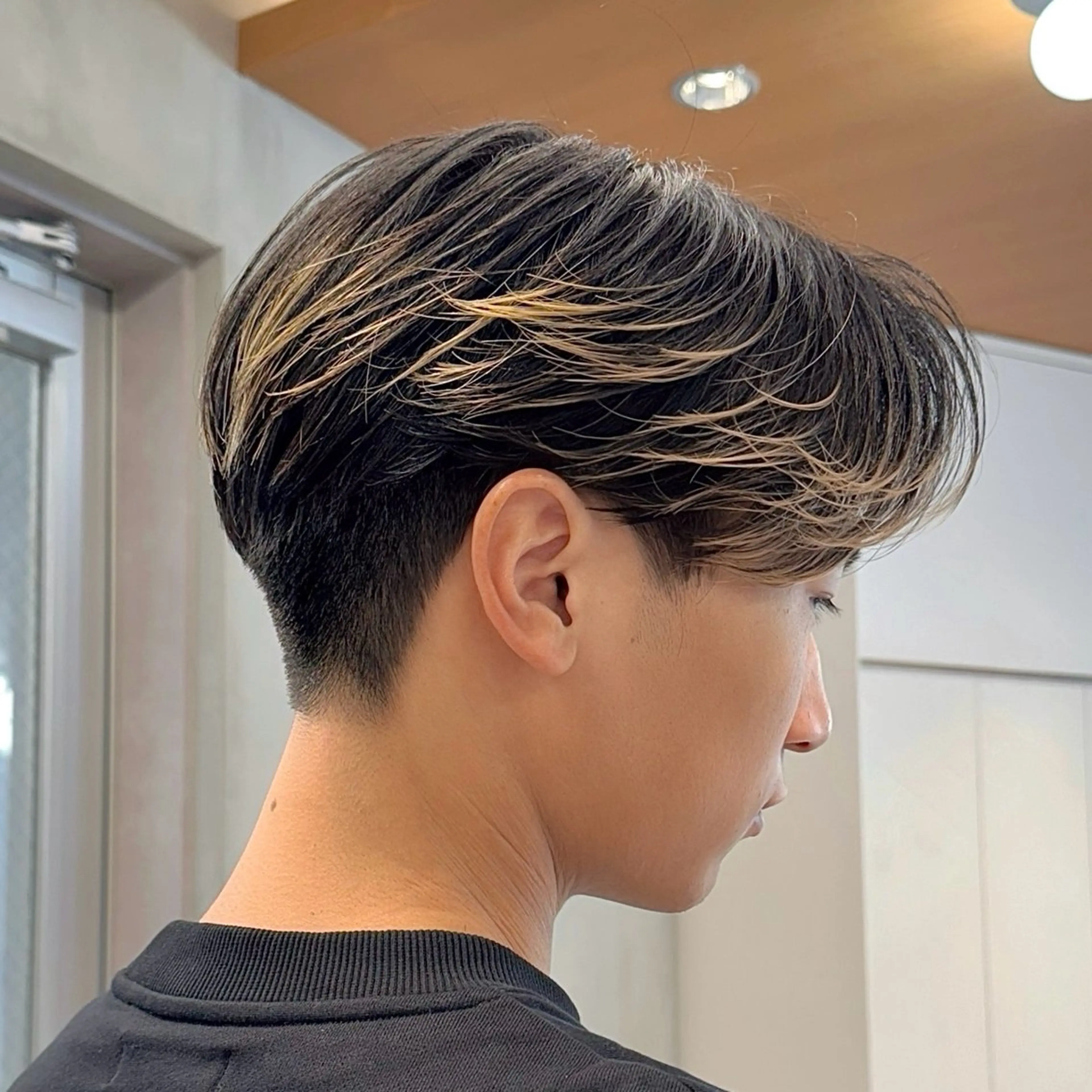 パーマ メンズ カット パーマ トリートメント ヘアセット 表参道/スパイキー ショート/マッシュのヘアスタイル
