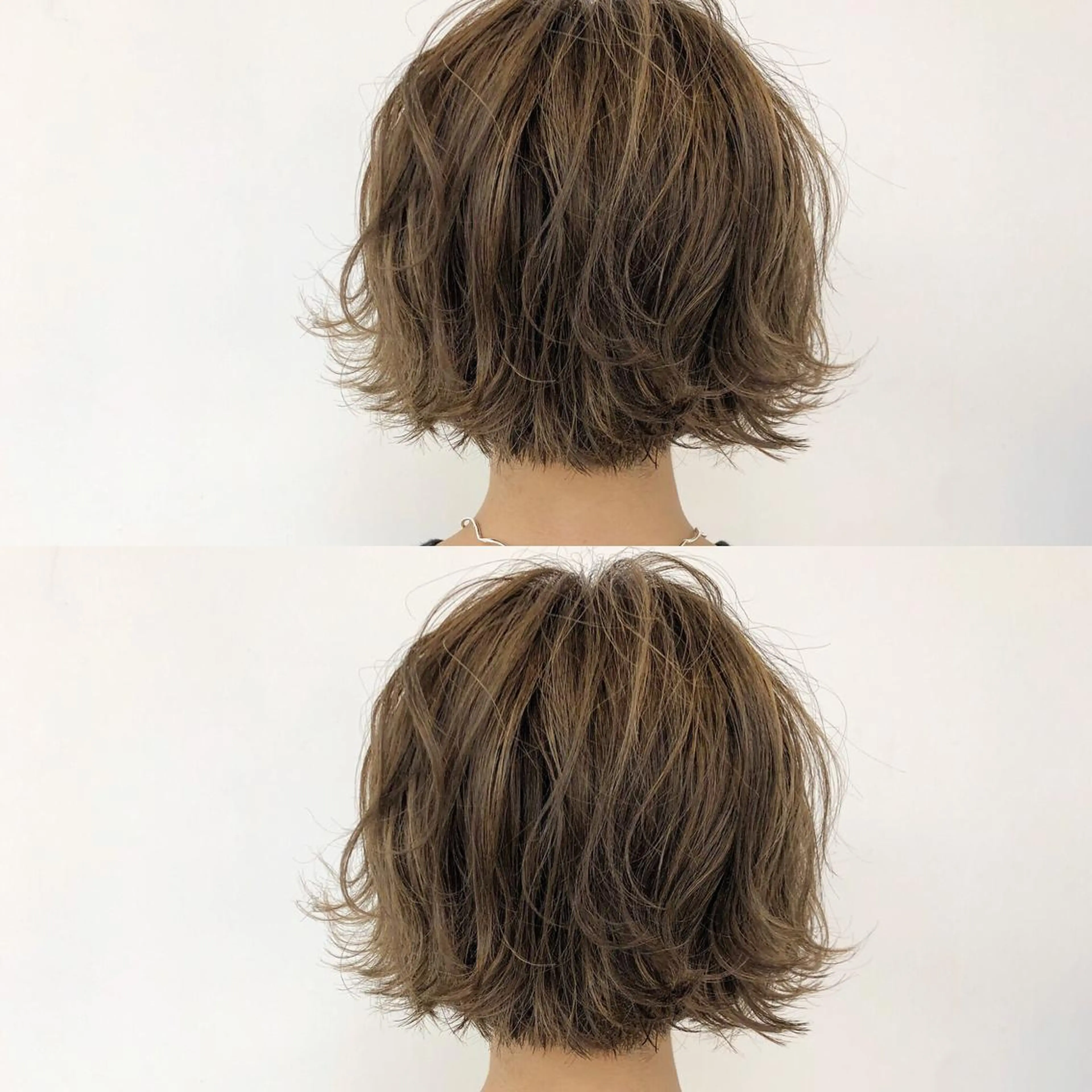 ショート カラー ブリーチ グラデーションカラー ハイライトカラー イルミナカラー ブリーチなしカラー 三鷹で1番ショート ボブをカットする新谷のヘアスタイル