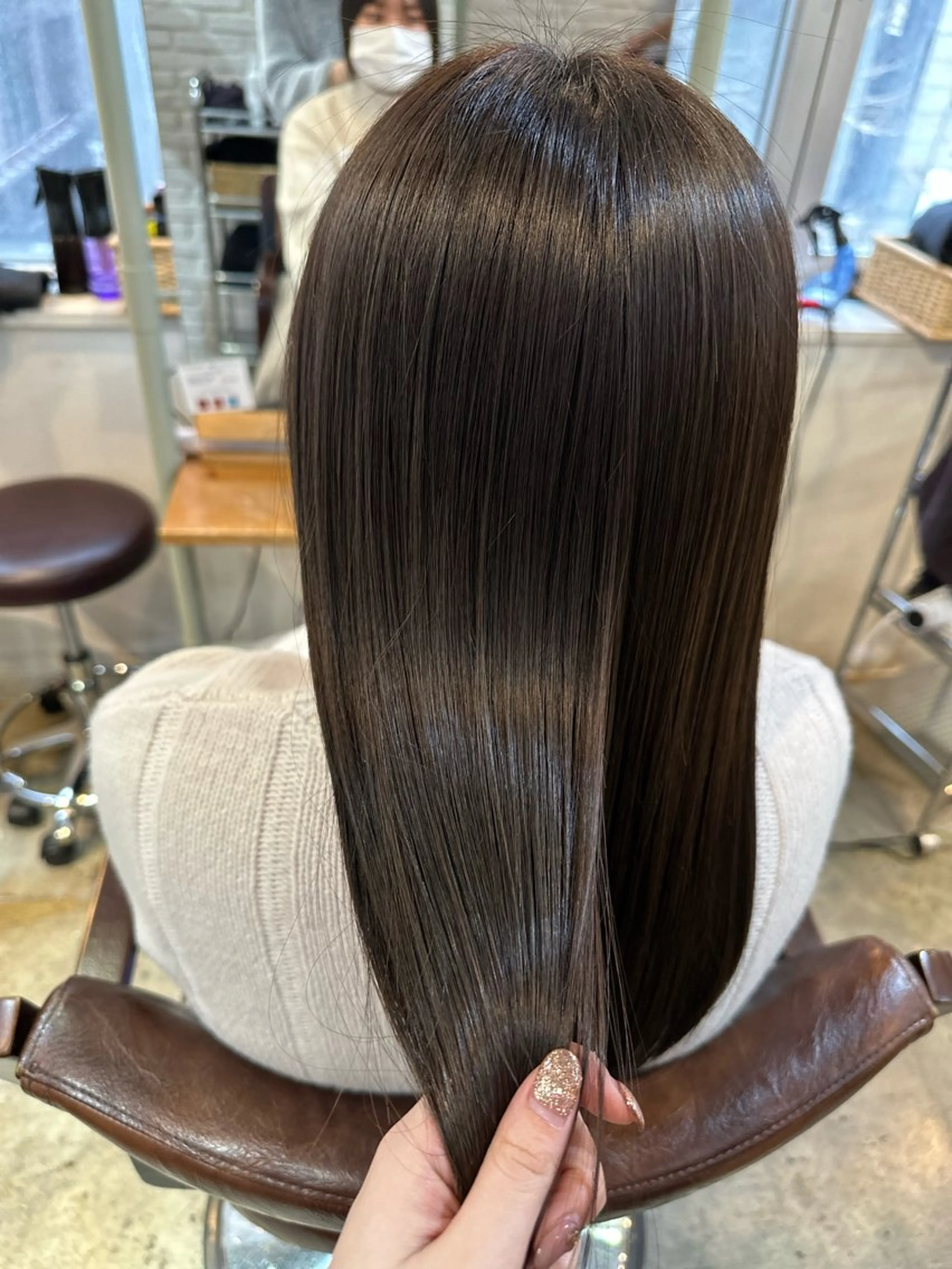 ロング 金 春江のヘアスタイル