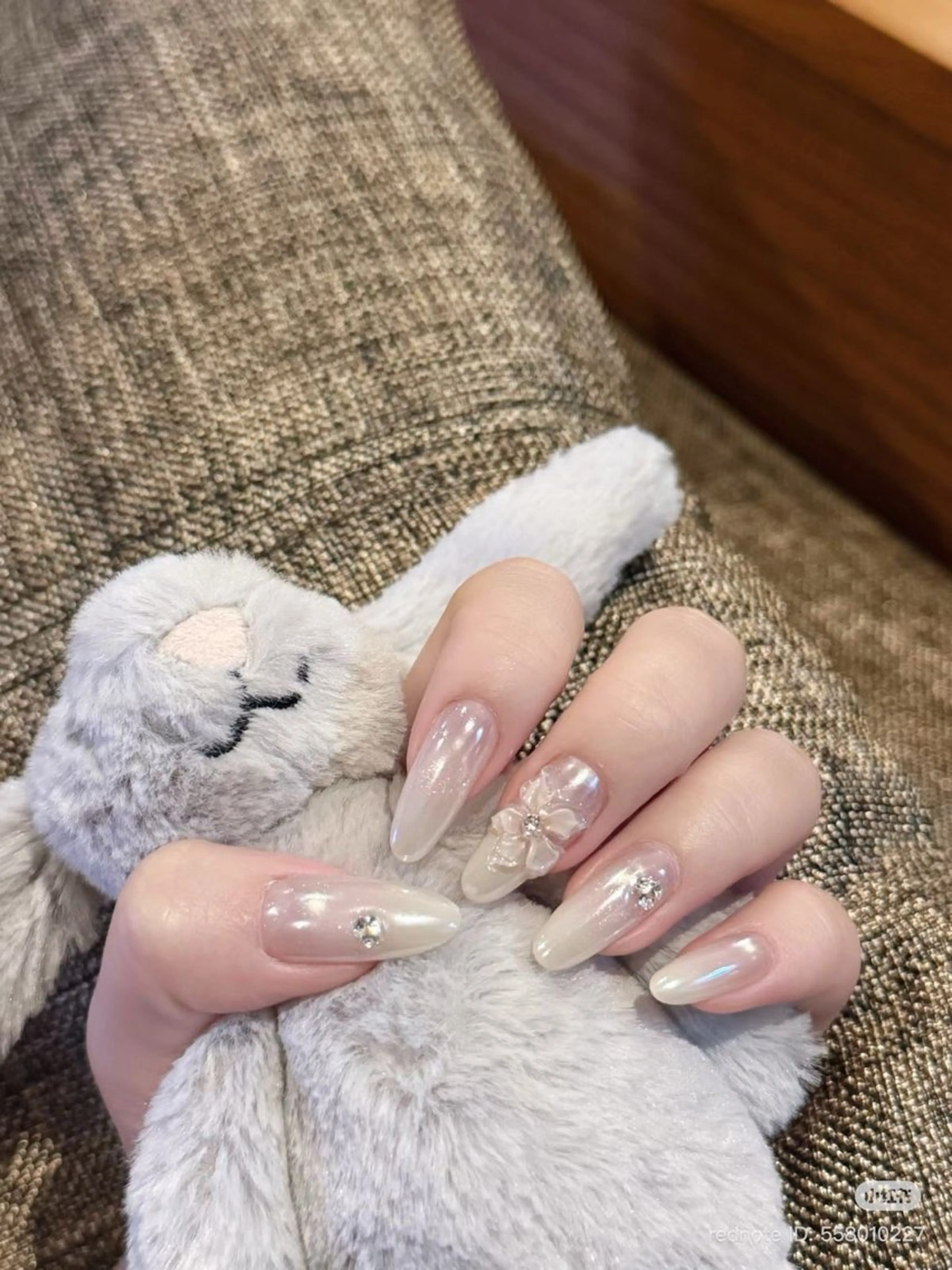 ネイル 韓国ネイル 持ち込み ニュアンスネイル ネイルチップ Minn ANA.CHUOのネイルデザイン