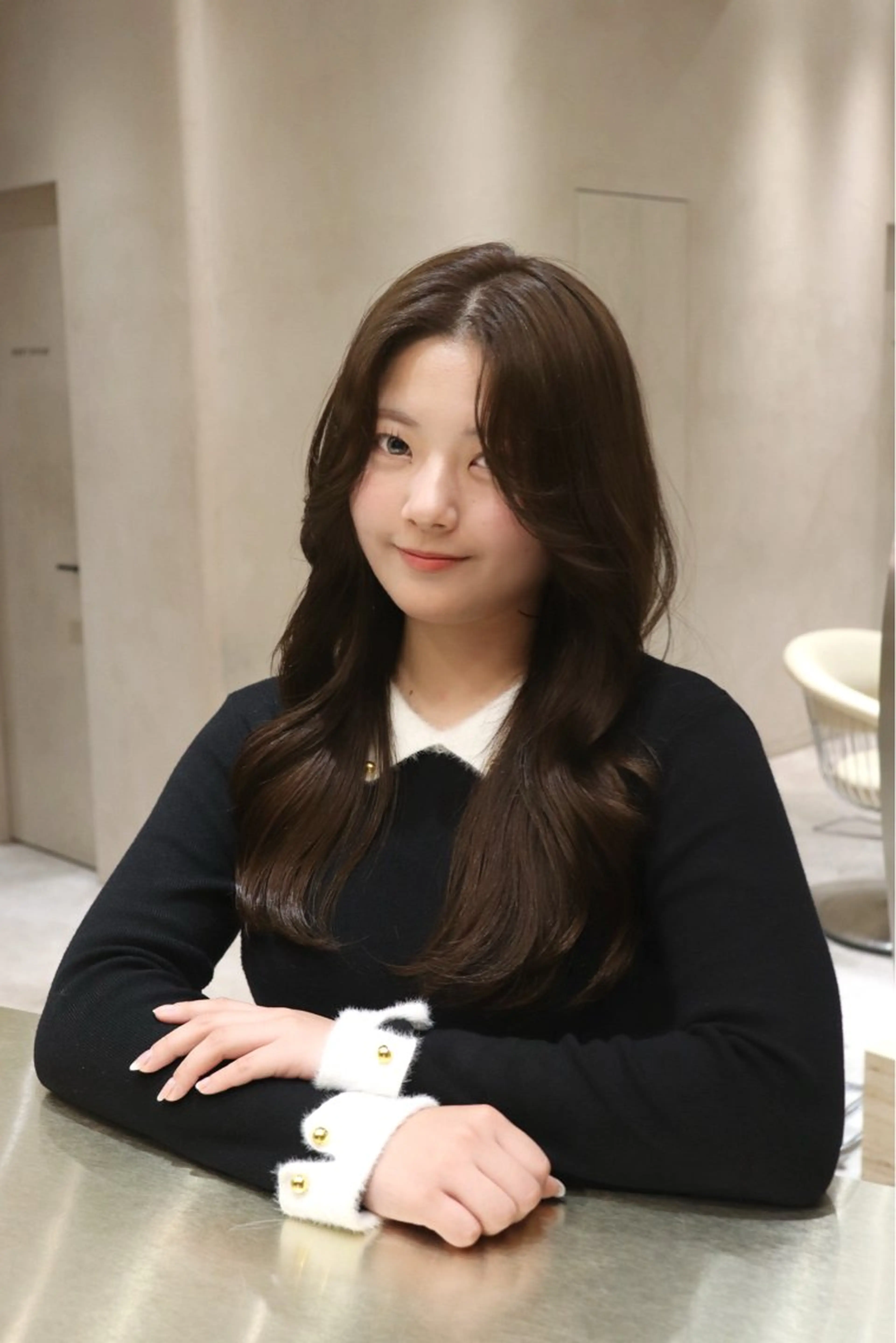 セミロング カット ヘアカラー トリートメント 韓国ヘア/館林美容室 /髪質改善/涼のヘアスタイル