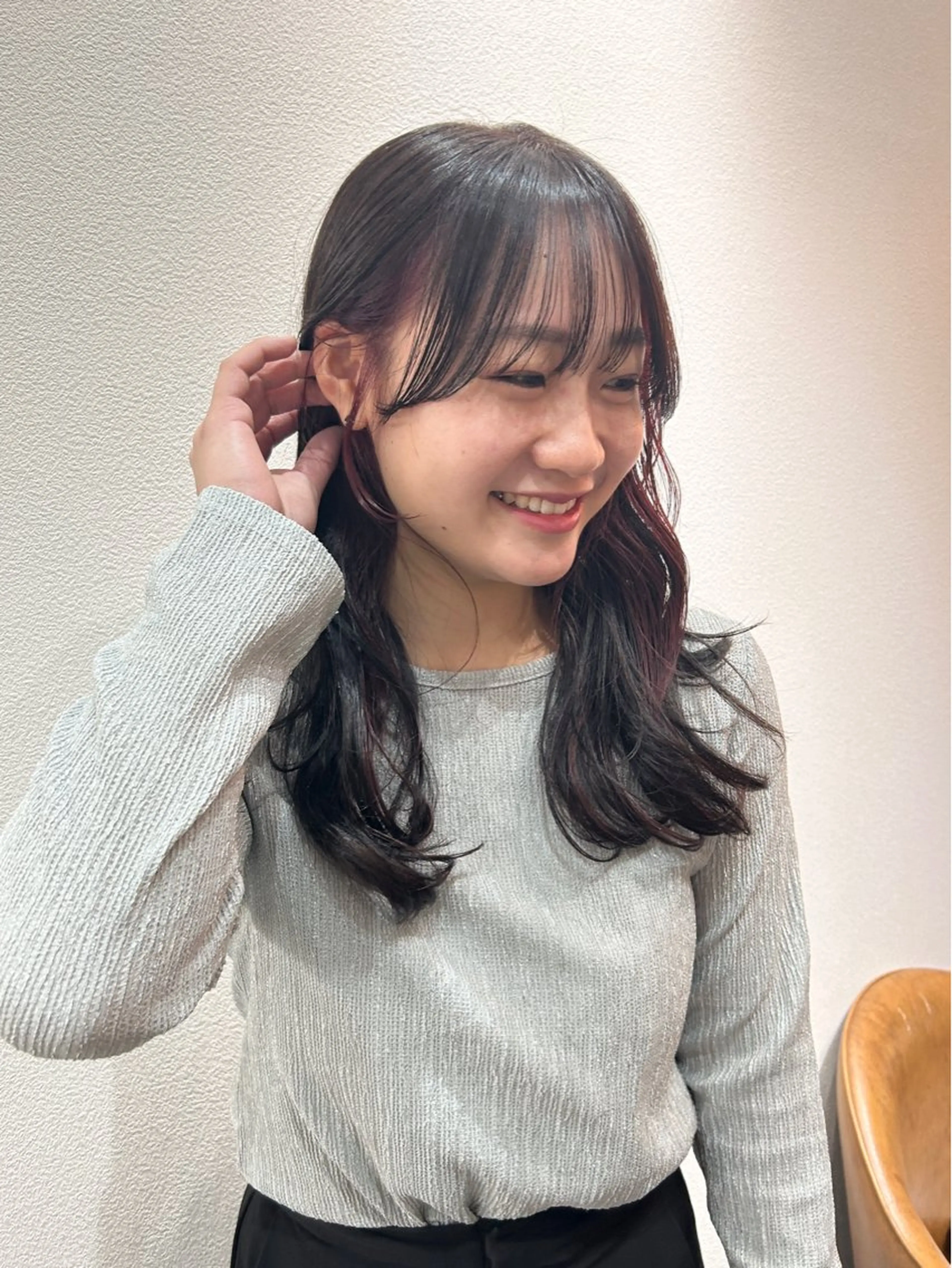 ロング カラー カット ヘアカラー トリートメント レイヤーボブ/ 艶カラー/サナ🌼のヘアスタイル