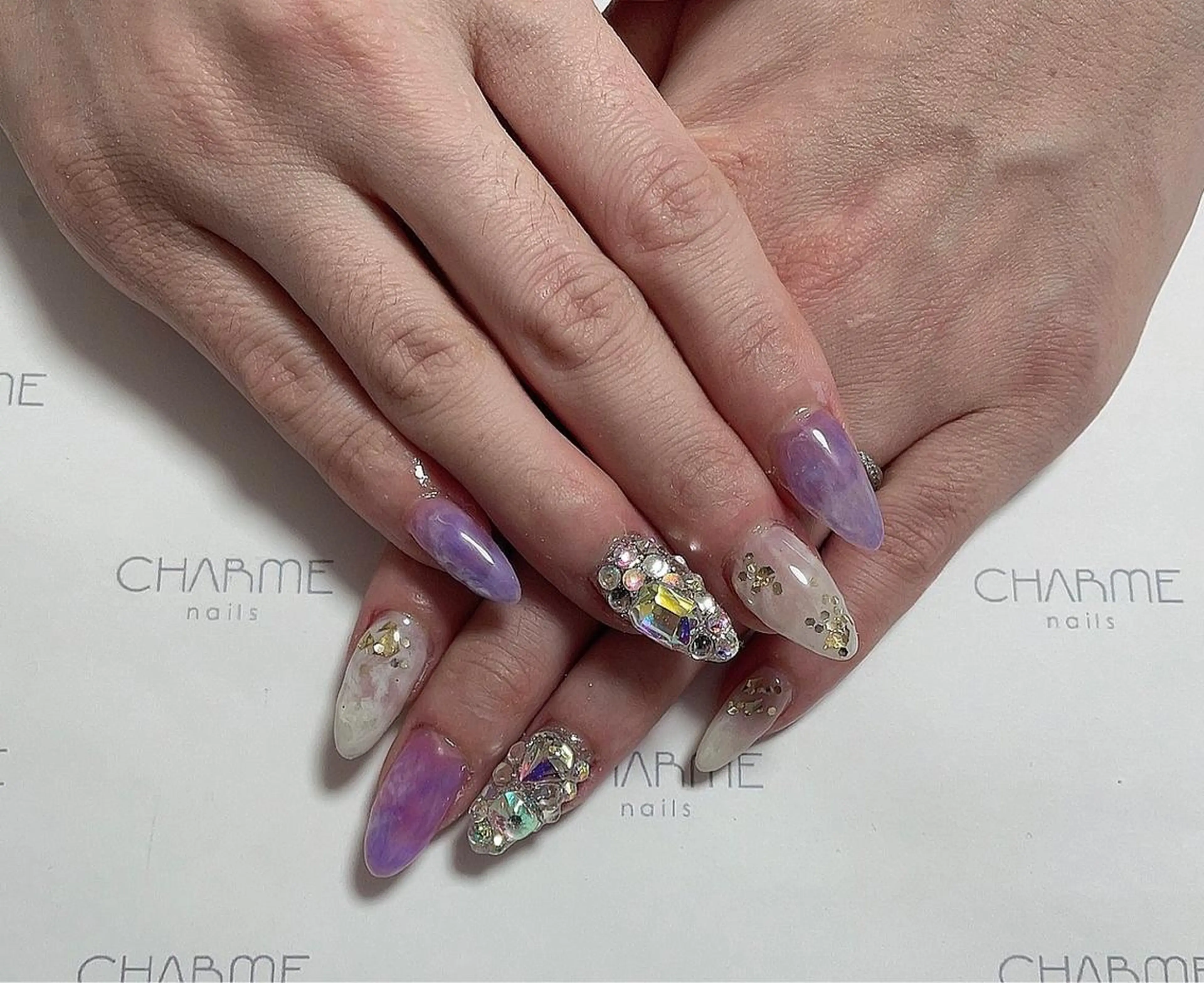 ネイル 🌙🫧CHARME (RUKA)🦋🫧のネイルデザイン