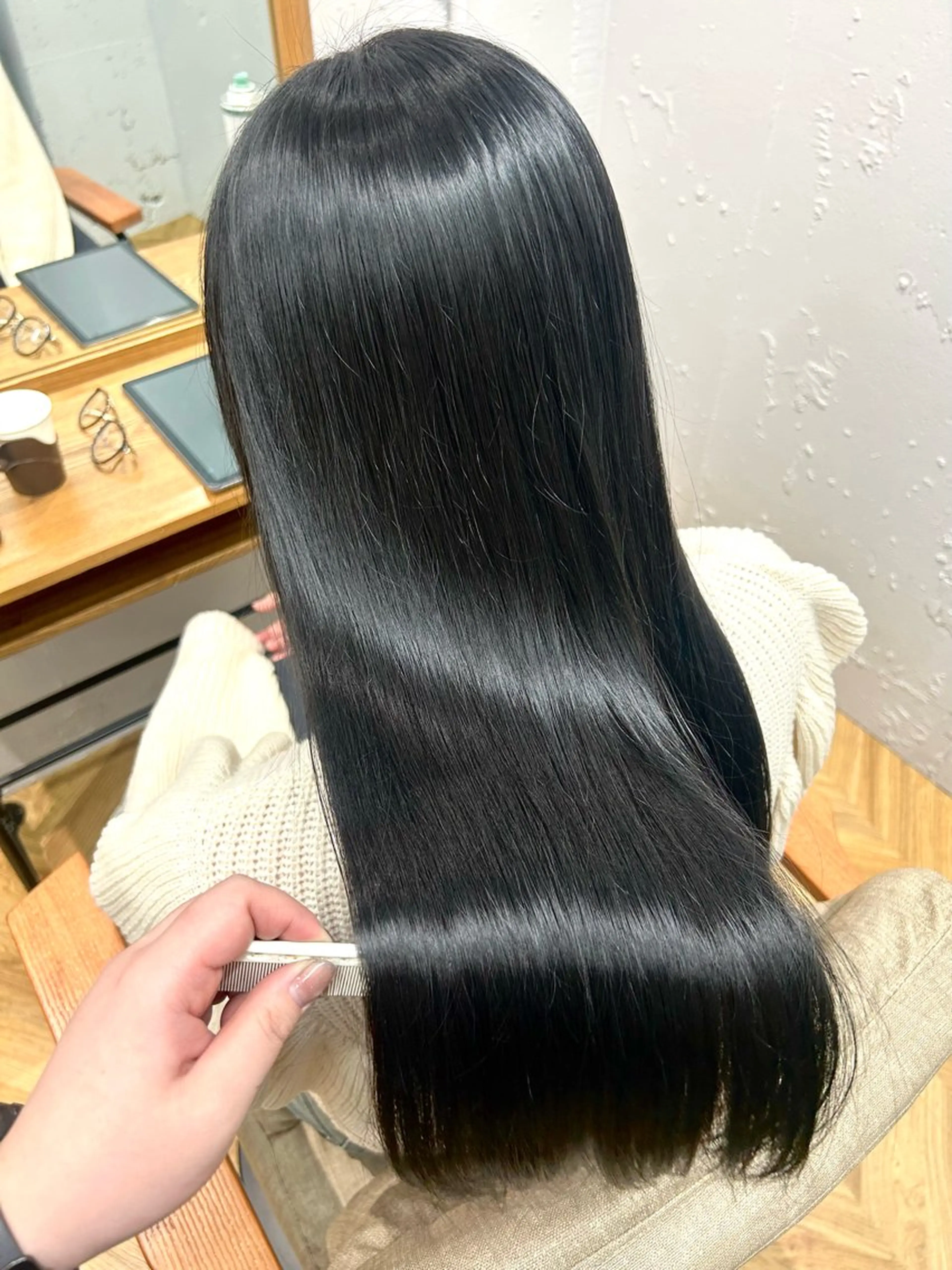 ロング カット 縮毛矯正 🪄✨艶髪✨🪄 いわさきのヘアスタイル