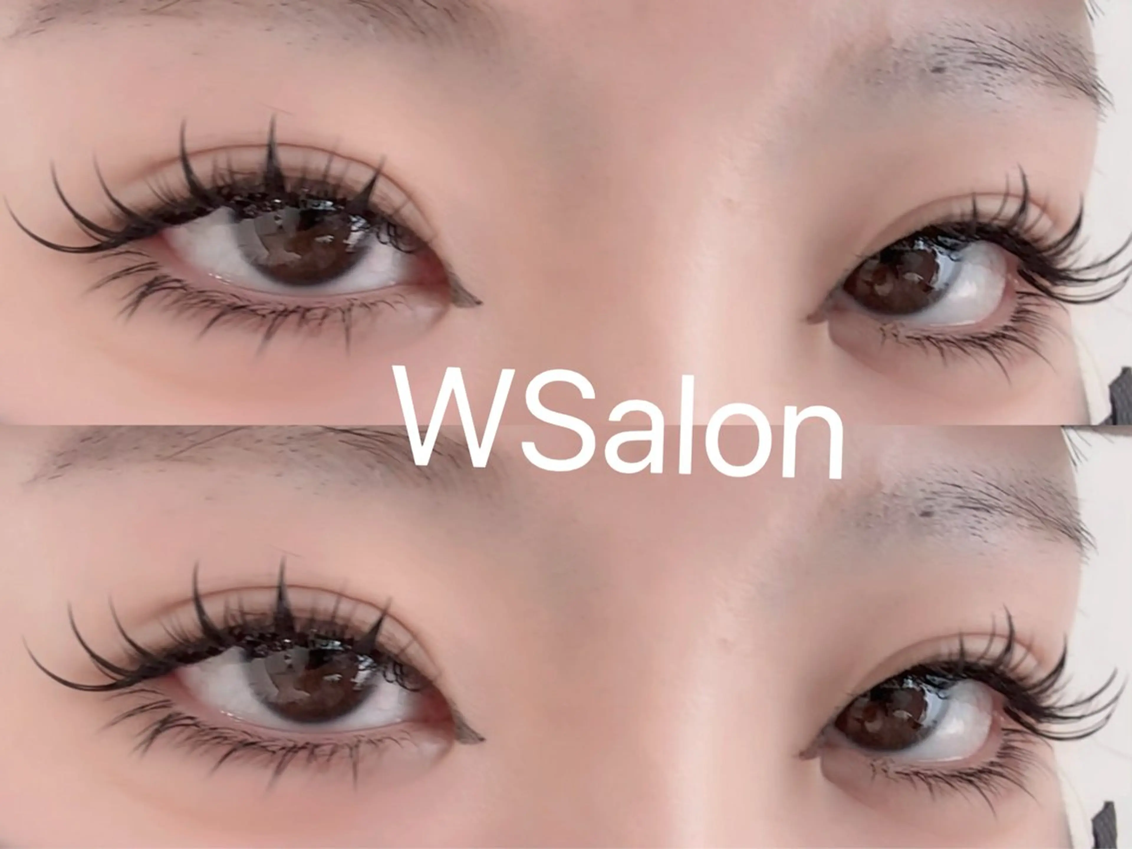 マツエク・マツパ 付け放題 バインドロック カラーマツエク フラットラッシュ 韓国風マツエク W Salon アイラッシュのマツエク・マツパデザイン
