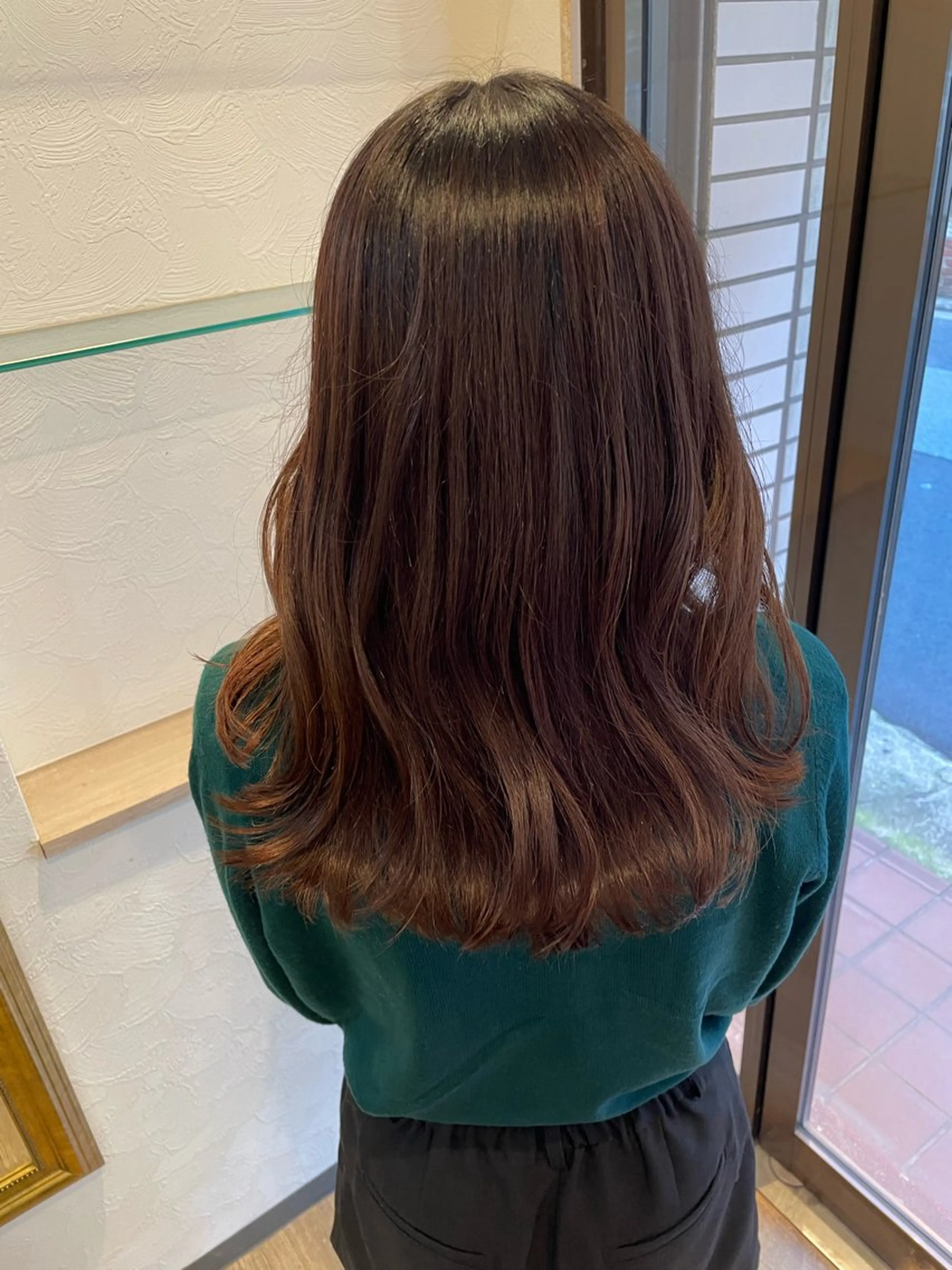 ロング 顔周りカット 透明感/チョコカラー 💍TAMA💍のヘアスタイル
