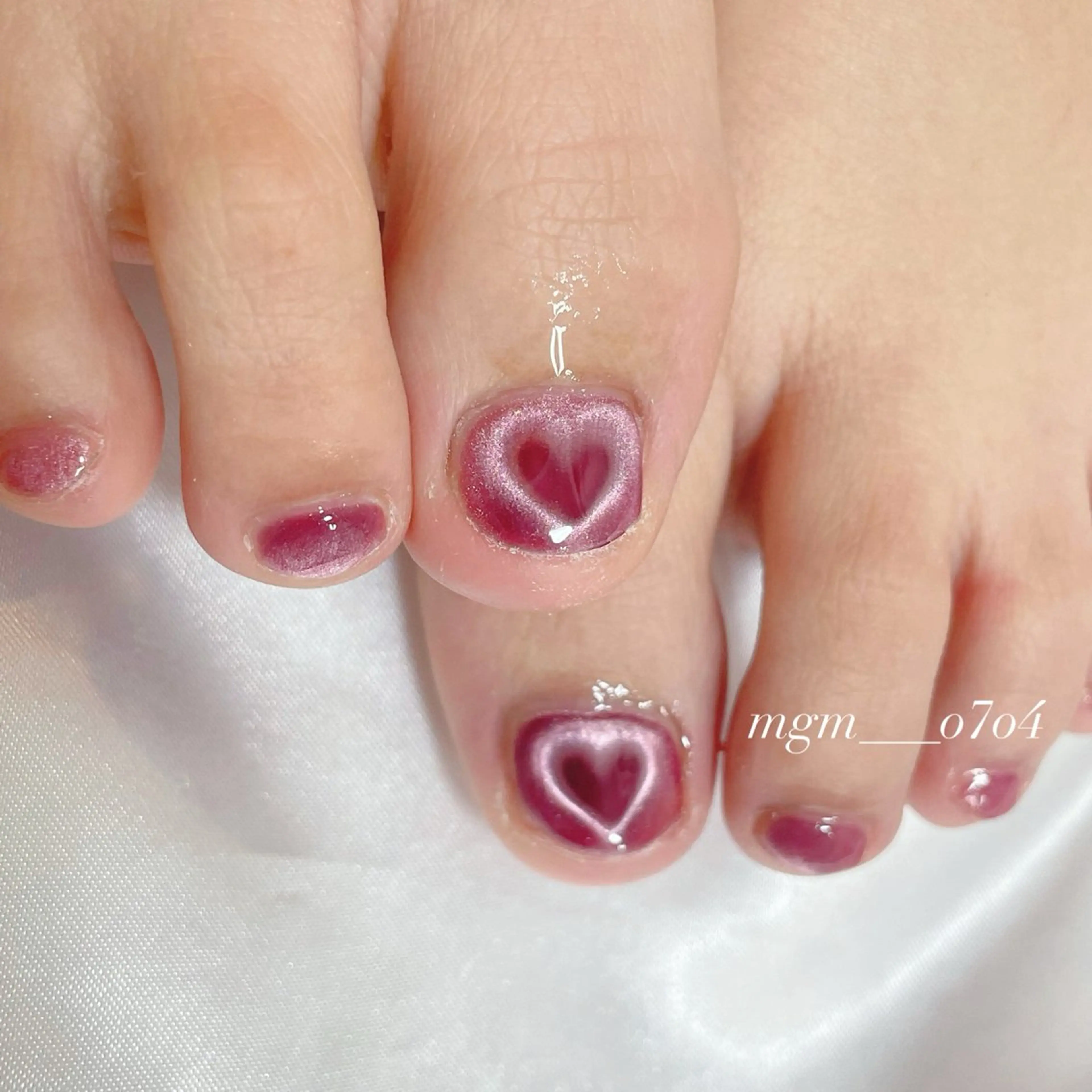 ネイル フットネイル MoON...❤︎ MeGuのネイルデザイン