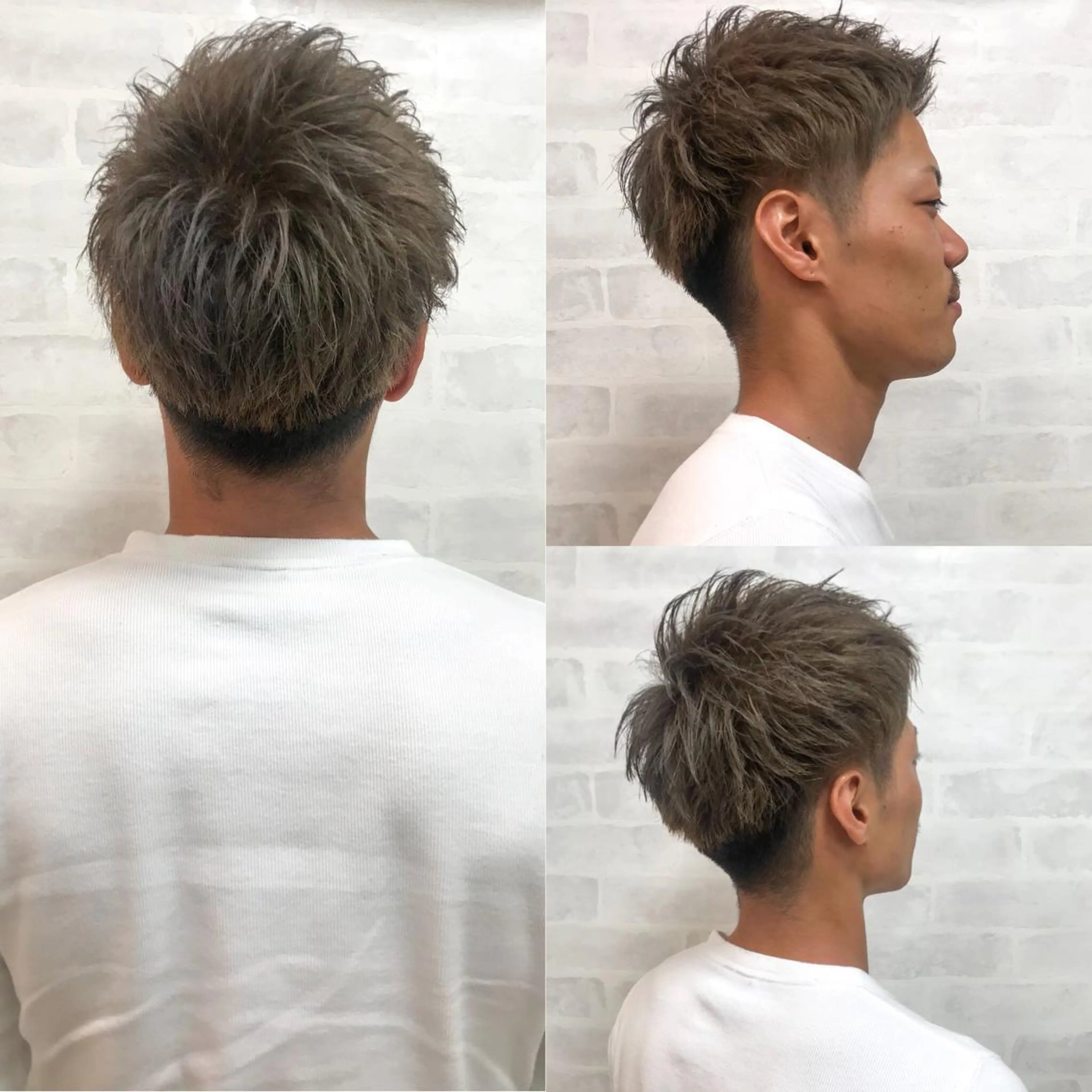 ショート メンズ 似合わせ/透明感カラ ー/QUATRO谷口のヘアスタイル