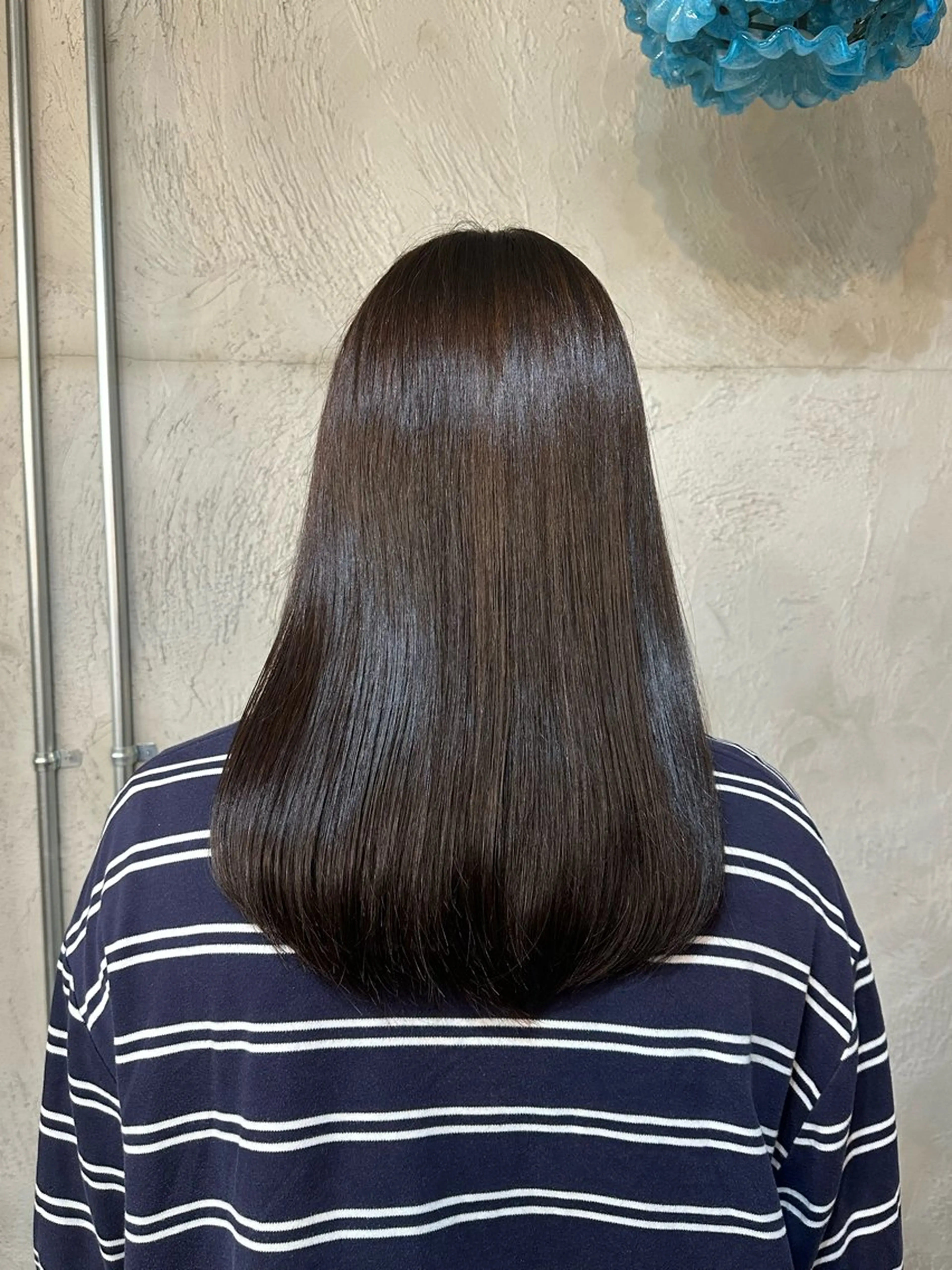 ロング 縮毛矯正 北村 亜寿那のヘアスタイル