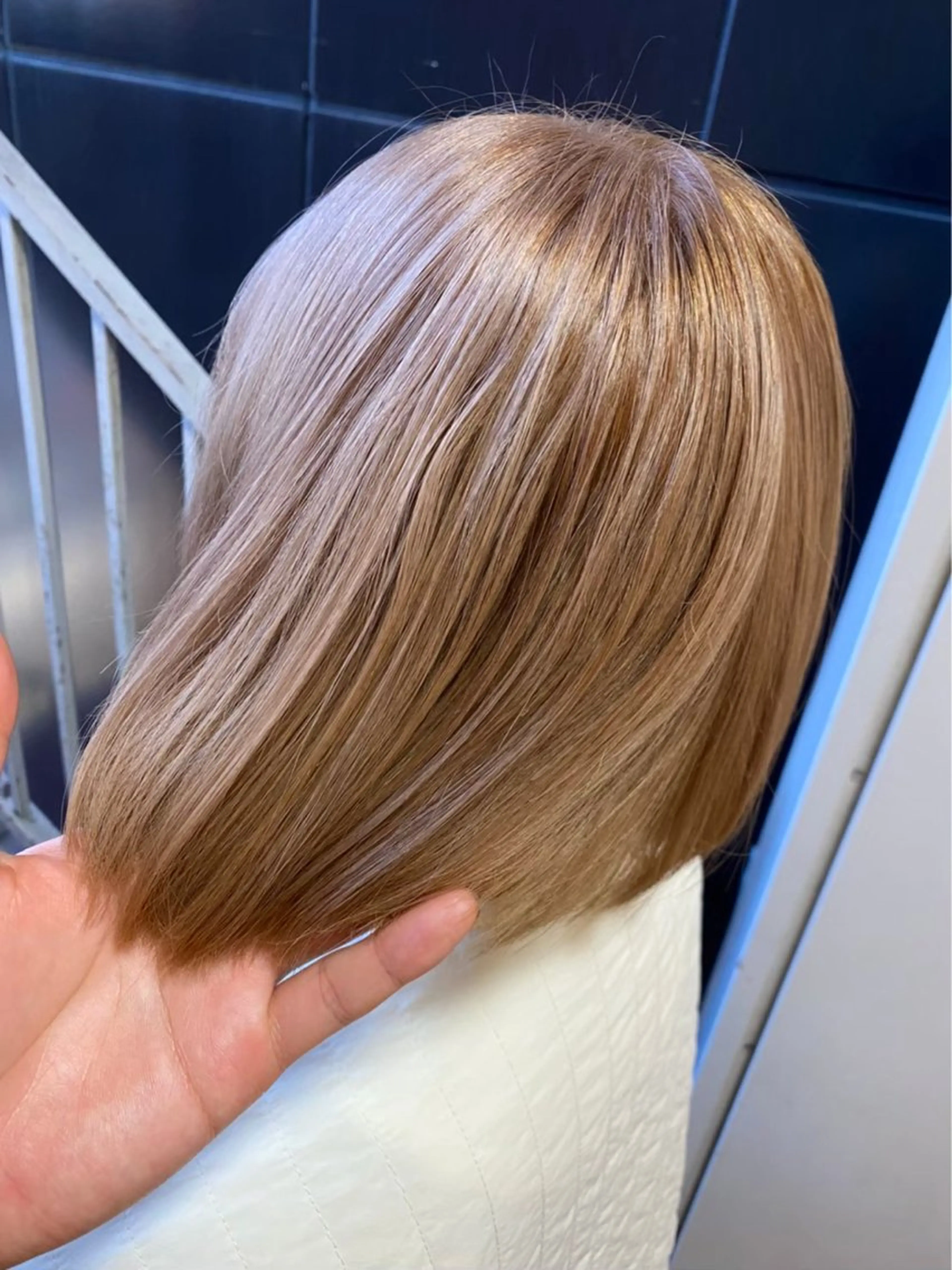 セミロング カラー レイヤーカット/ 縮毛矯正🇰🇷早坂のヘアスタイル