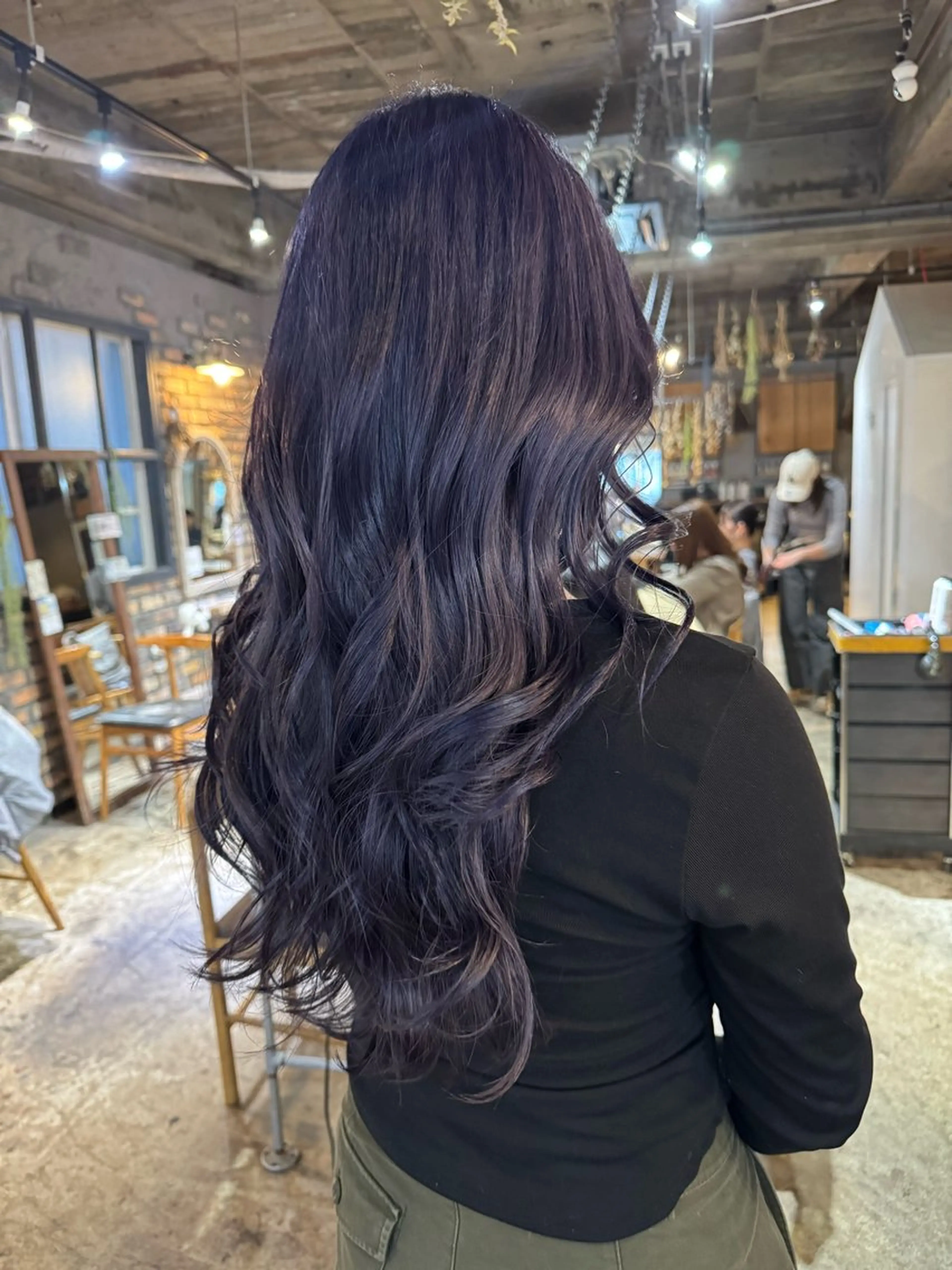 ロング カラー カット ヘアカラー クキノケイカ /暖色カラーのヘアスタイル