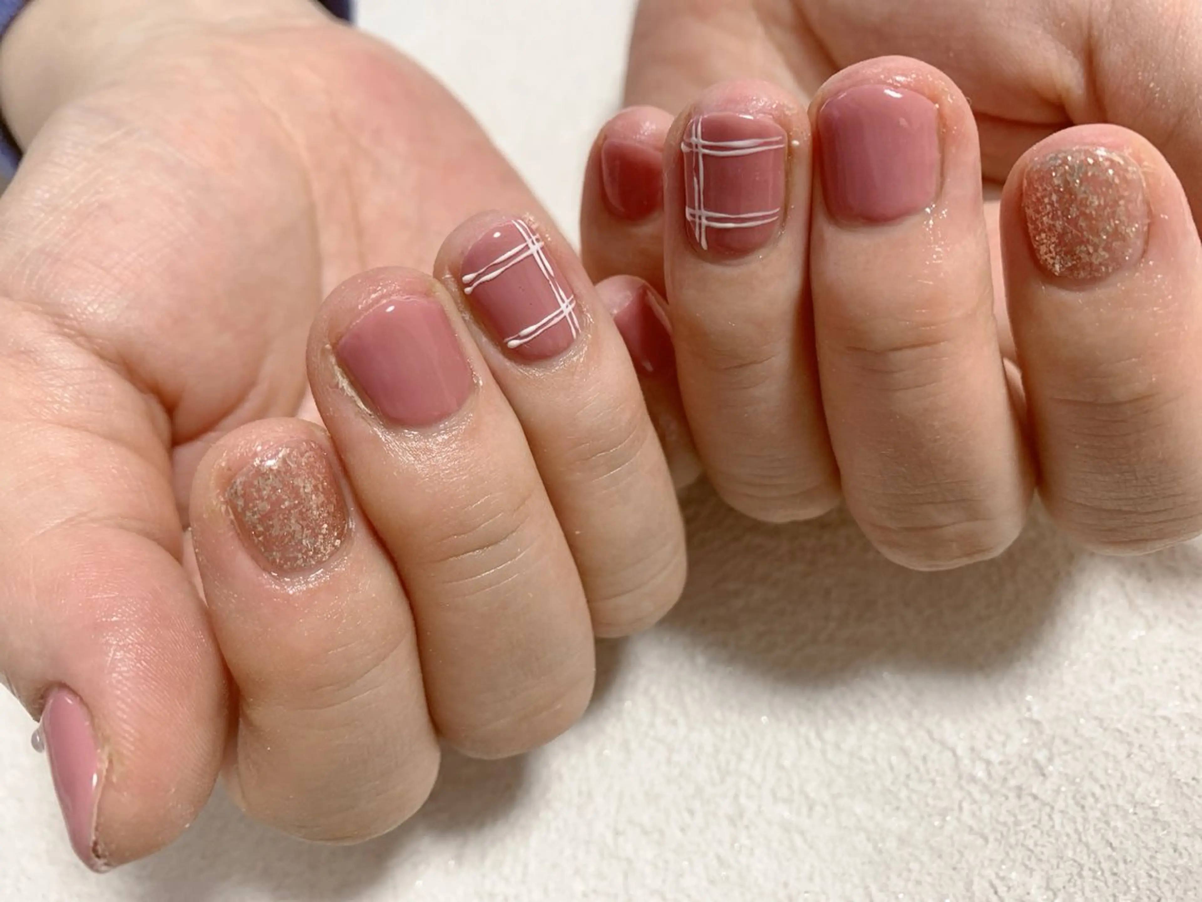 ネイル ジェルネイル 韓国ネイル メンズネイル ワンカラーネイル パラジェル kiki nail たまプラーザのネイルデザイン