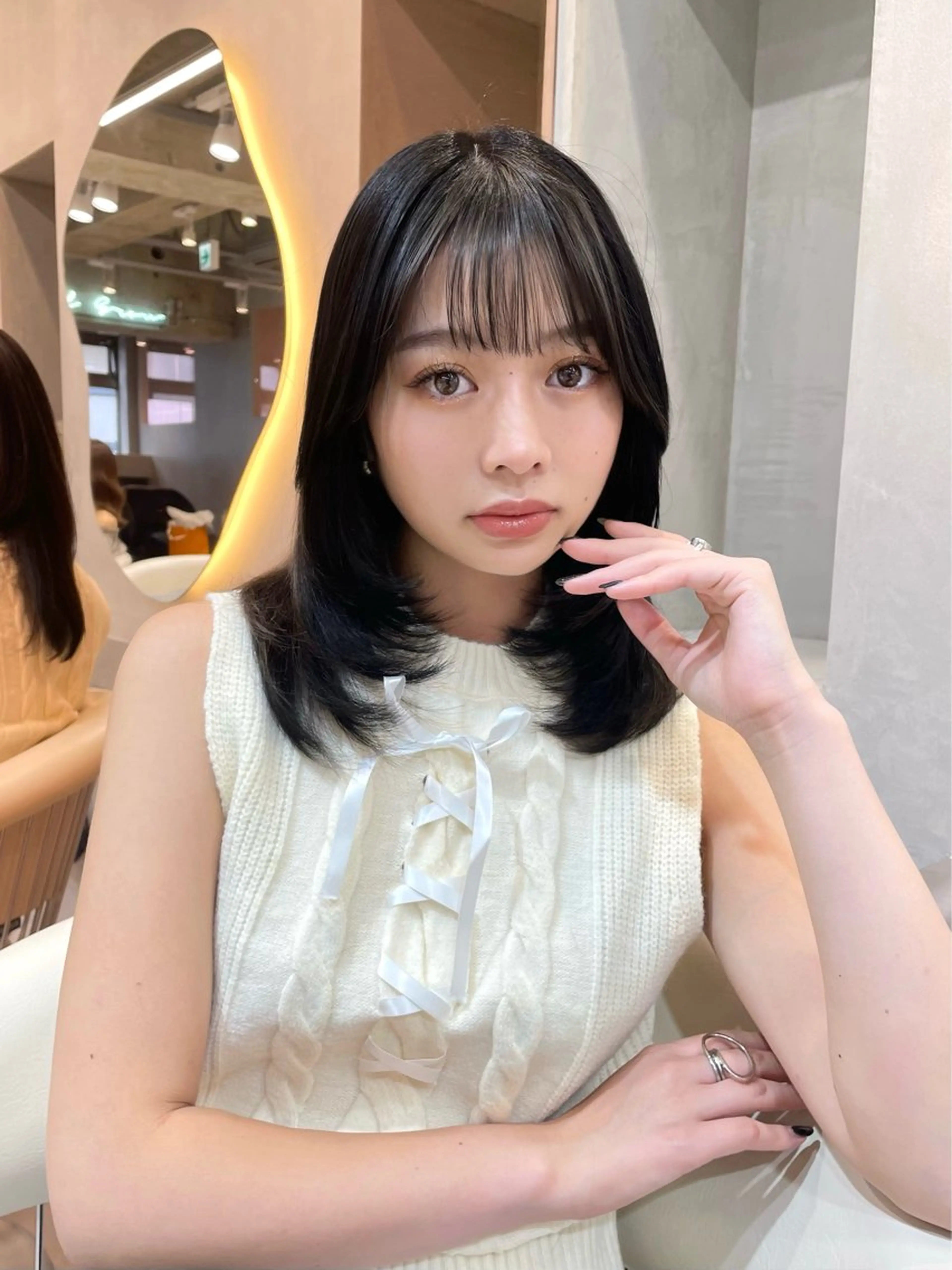 カラー 縮毛矯正ブリーチなし 🍒❤ゆうきのヘアスタイル