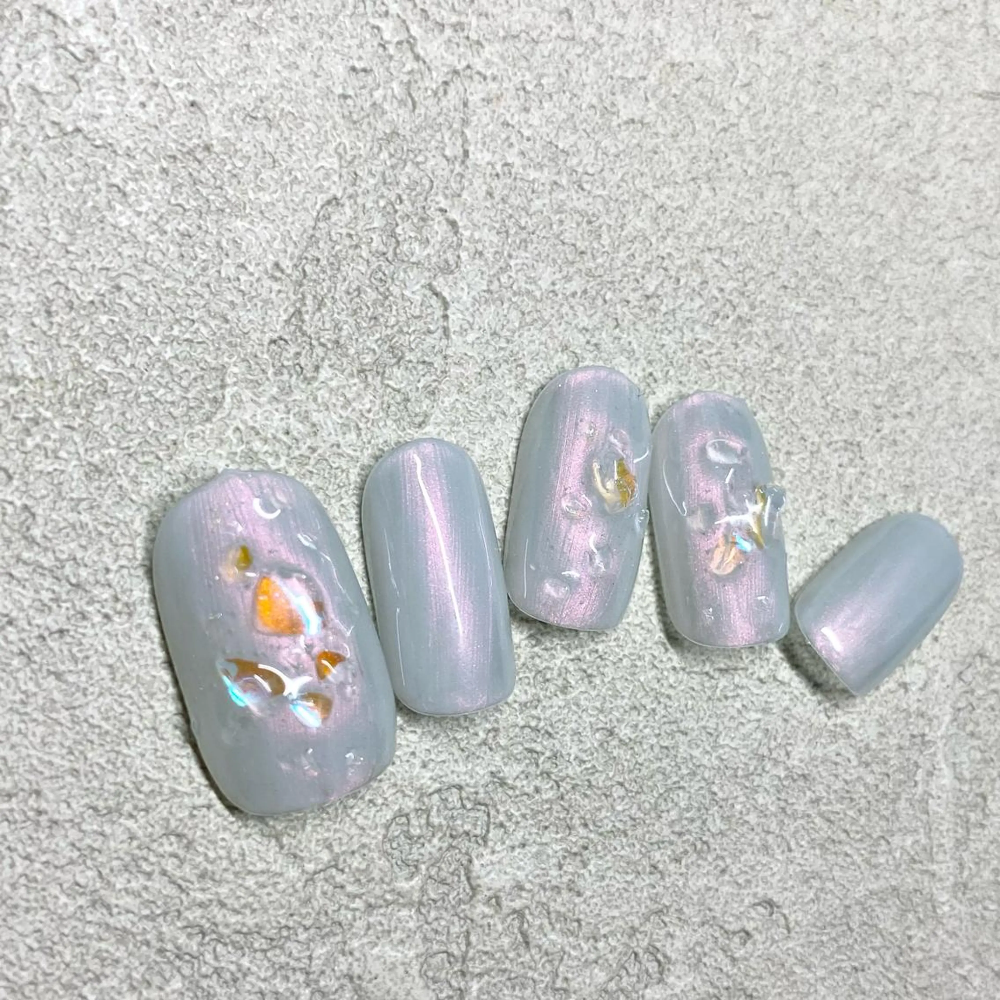 ネイル アートネイル フットネイル ニュアンスネイル 春ネイル 夏ネイル 山田 貴子のネイルデザイン