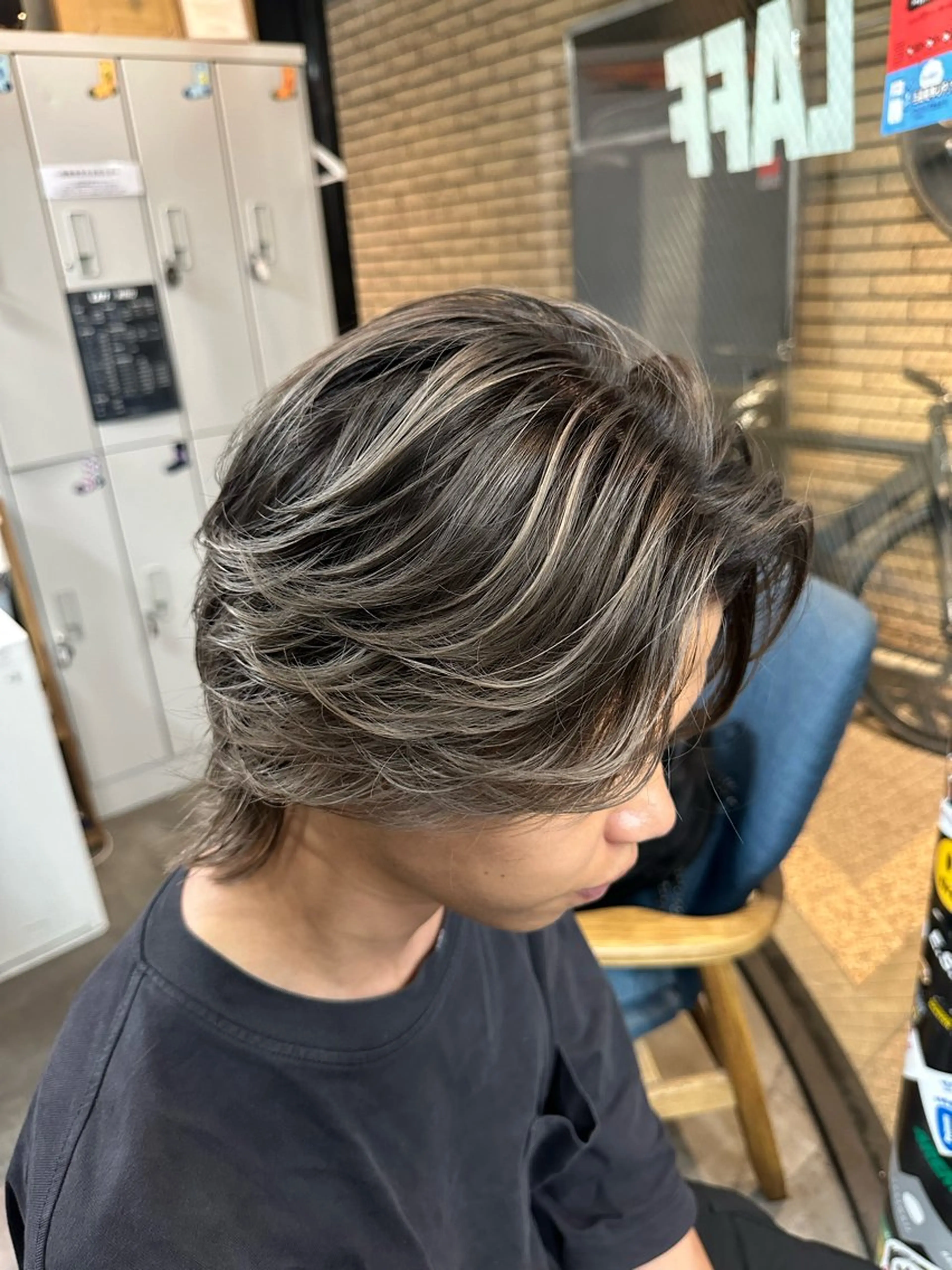 ショート カラー 剣太郎カットモデル 10㎝カット募集中のヘアスタイル