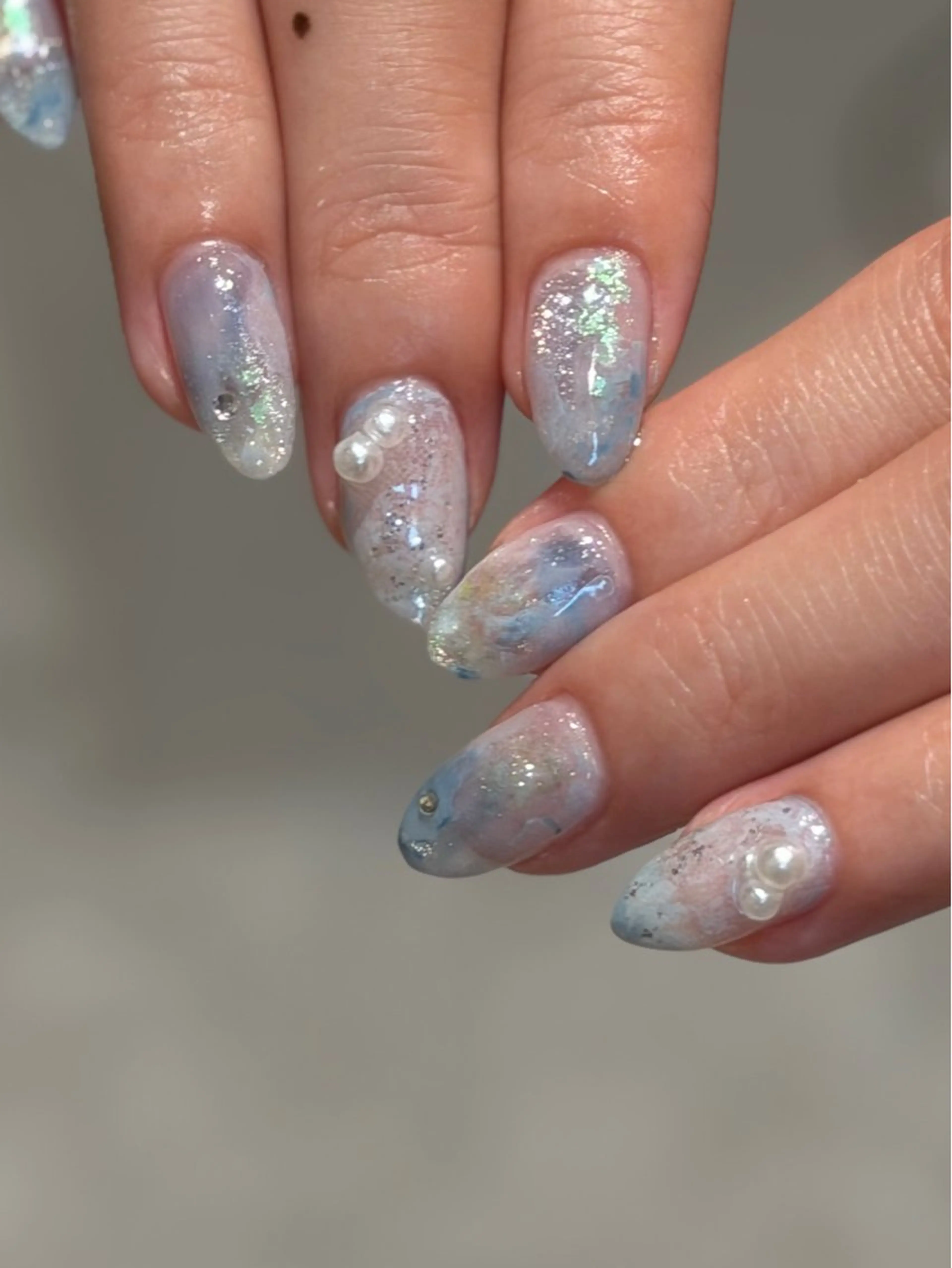ネイル ニュアンスネイル yume 大人ガーリーネイルのネイルデザイン