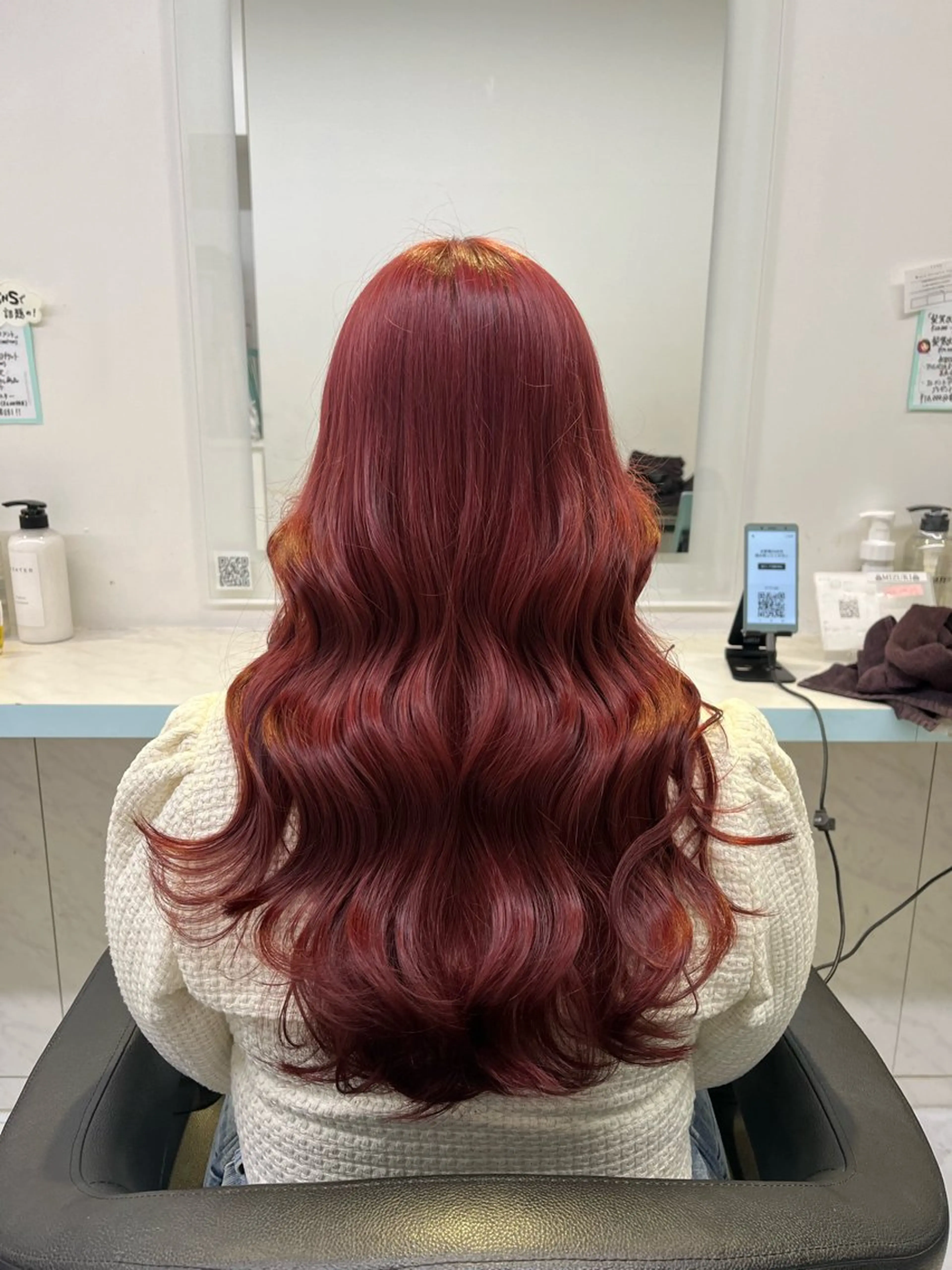 ロング カラー ヘアカラー トリートメント ブリーチカラー 🩵MIZUKIのヘアスタイル