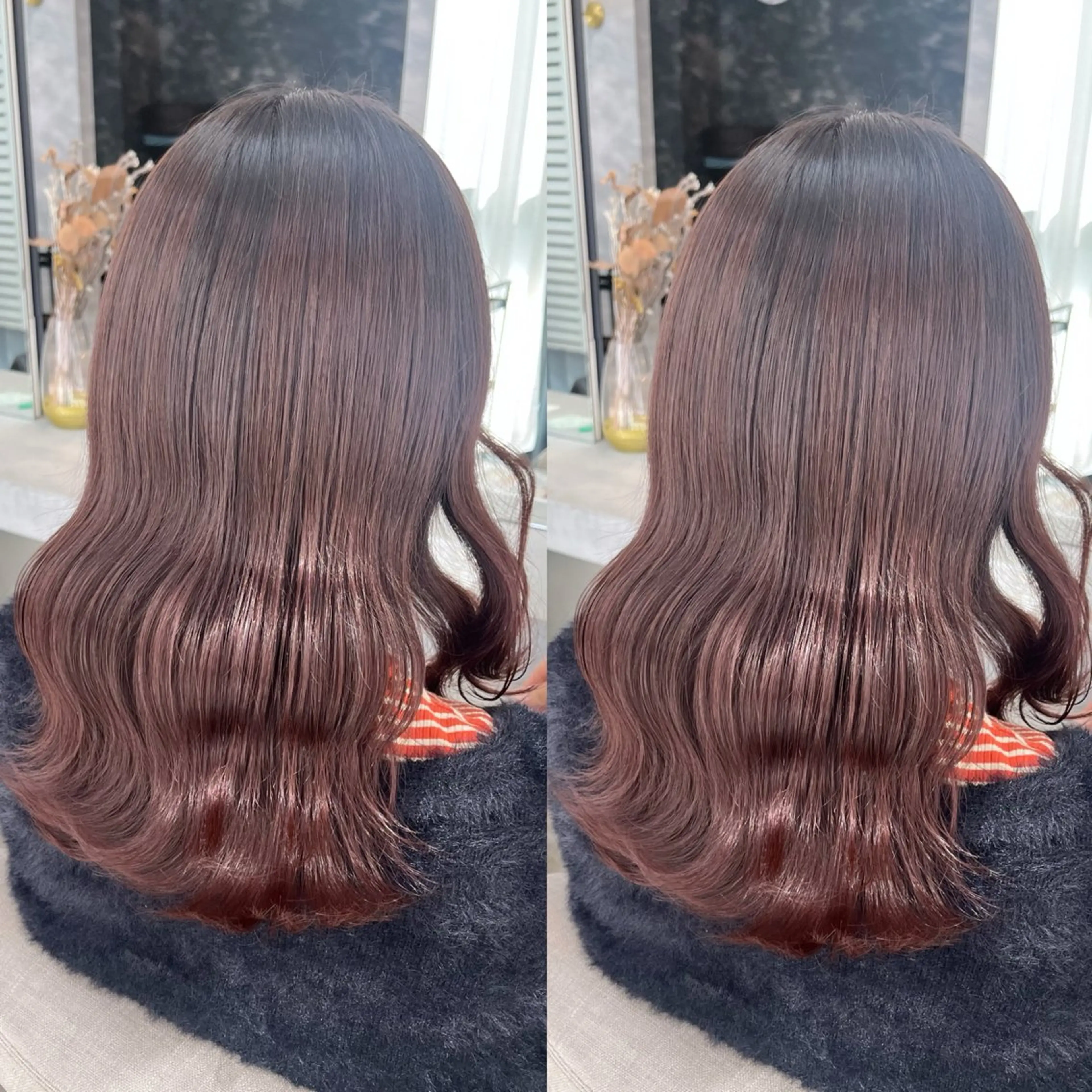 セミロング カラー ブラウンカラー チョコレートブラウン ヘアカラー 🦄mimi🦄 艶髪/透明感/メンズのヘアスタイル