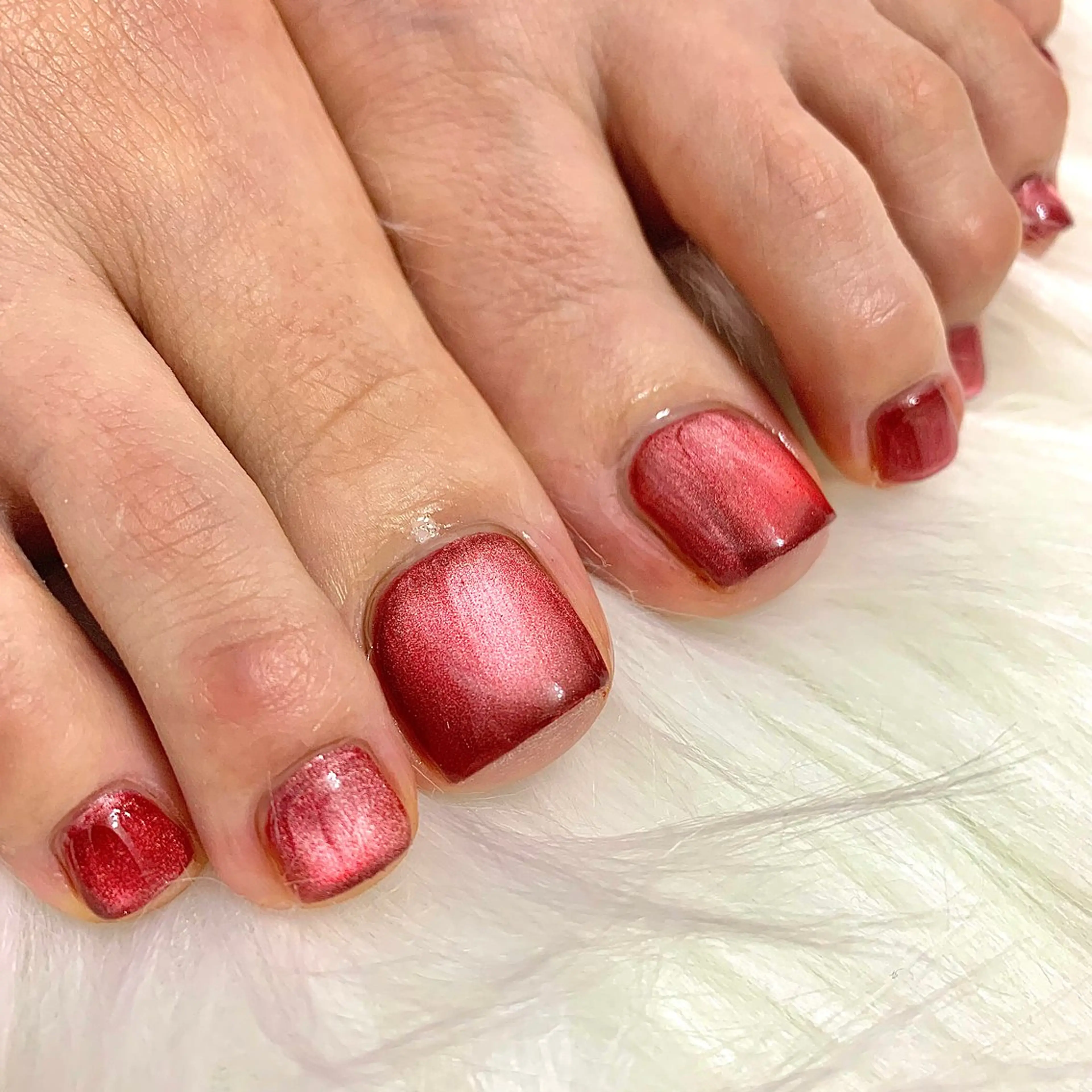 【オフ込】フット ちゅるんワンカラー | マグネット・ミラーOK🙆🏼‍♀️🤍の写真