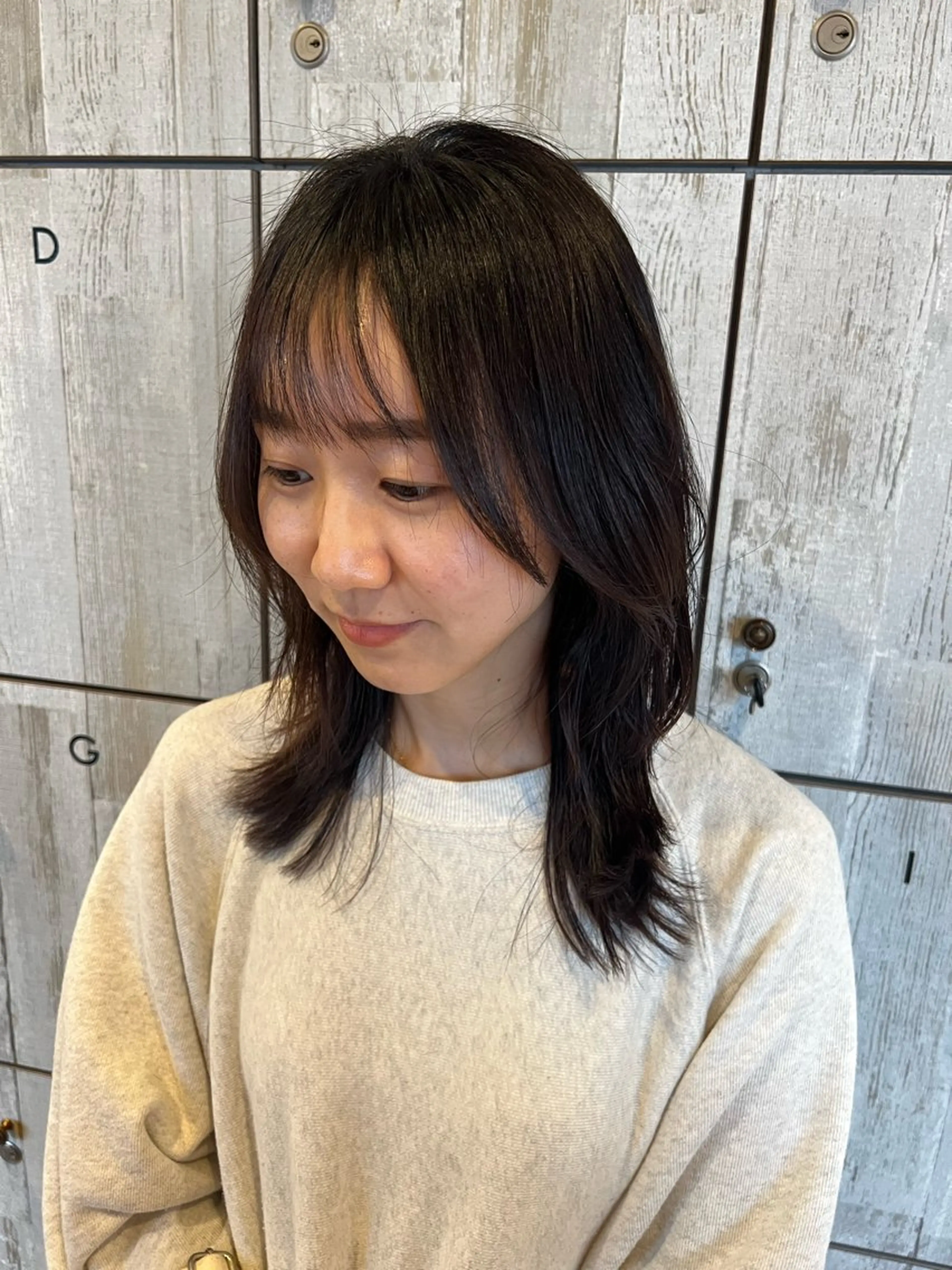 ミディアム アッシュ 韓国風カラー ボブ 髪質改善 韓国風ヘア 🌿寄り添い型美容師 🌿yuiのヘアスタイル