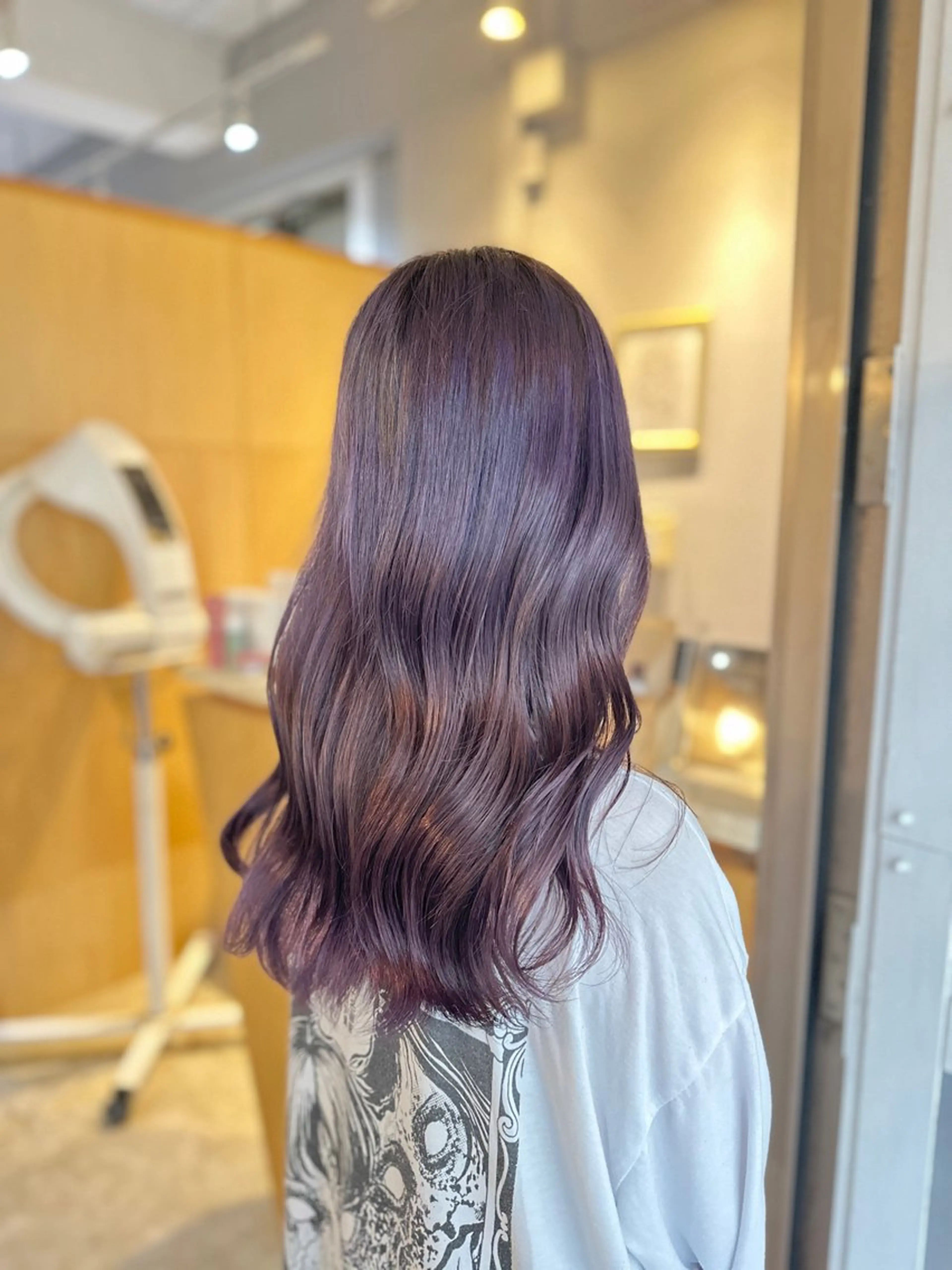 ロング カラー miloc naha ナナカのヘアスタイル