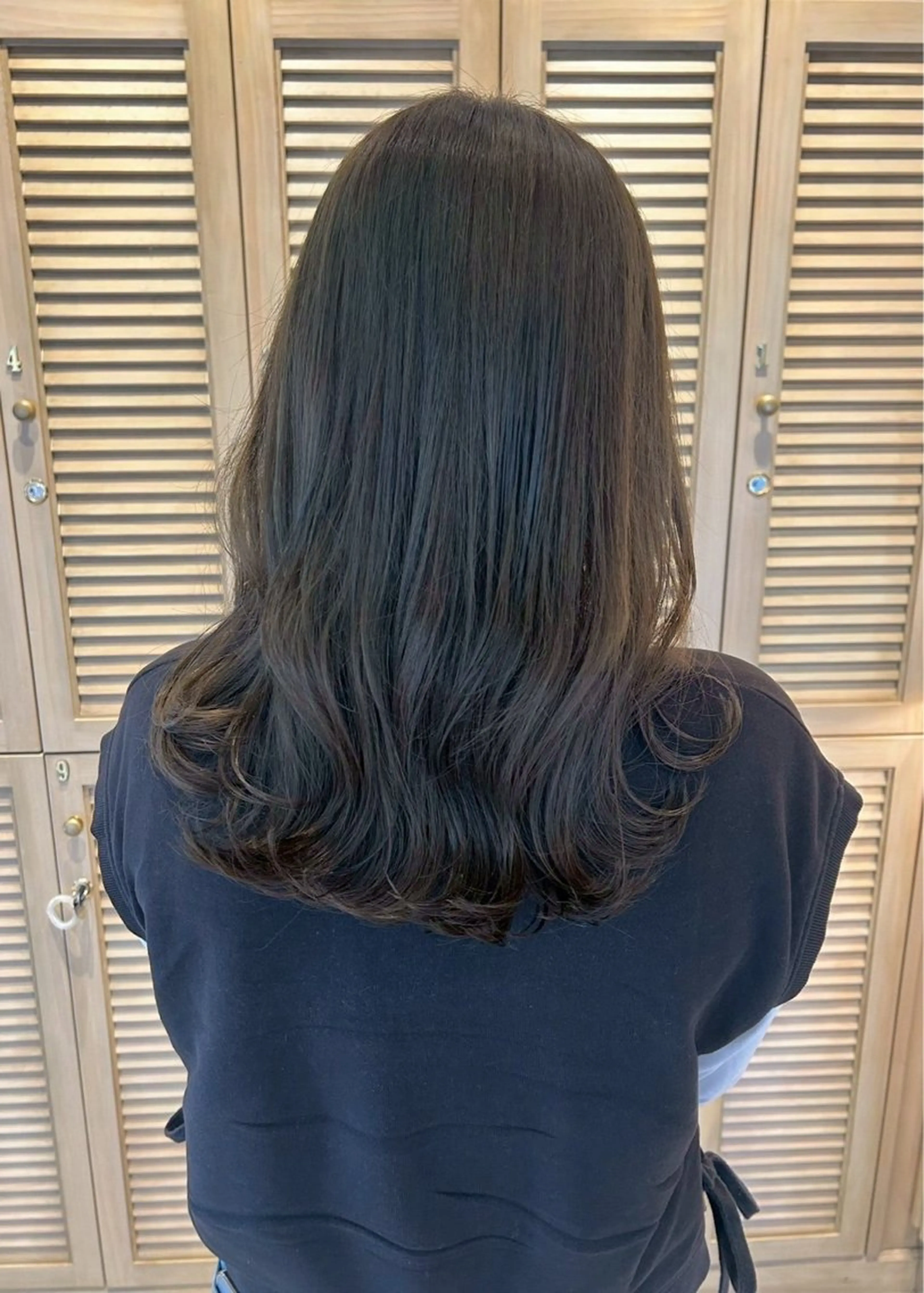 セミロング カラー パーマ ヘアアレンジ サナ / elto四条烏丸のヘアスタイル