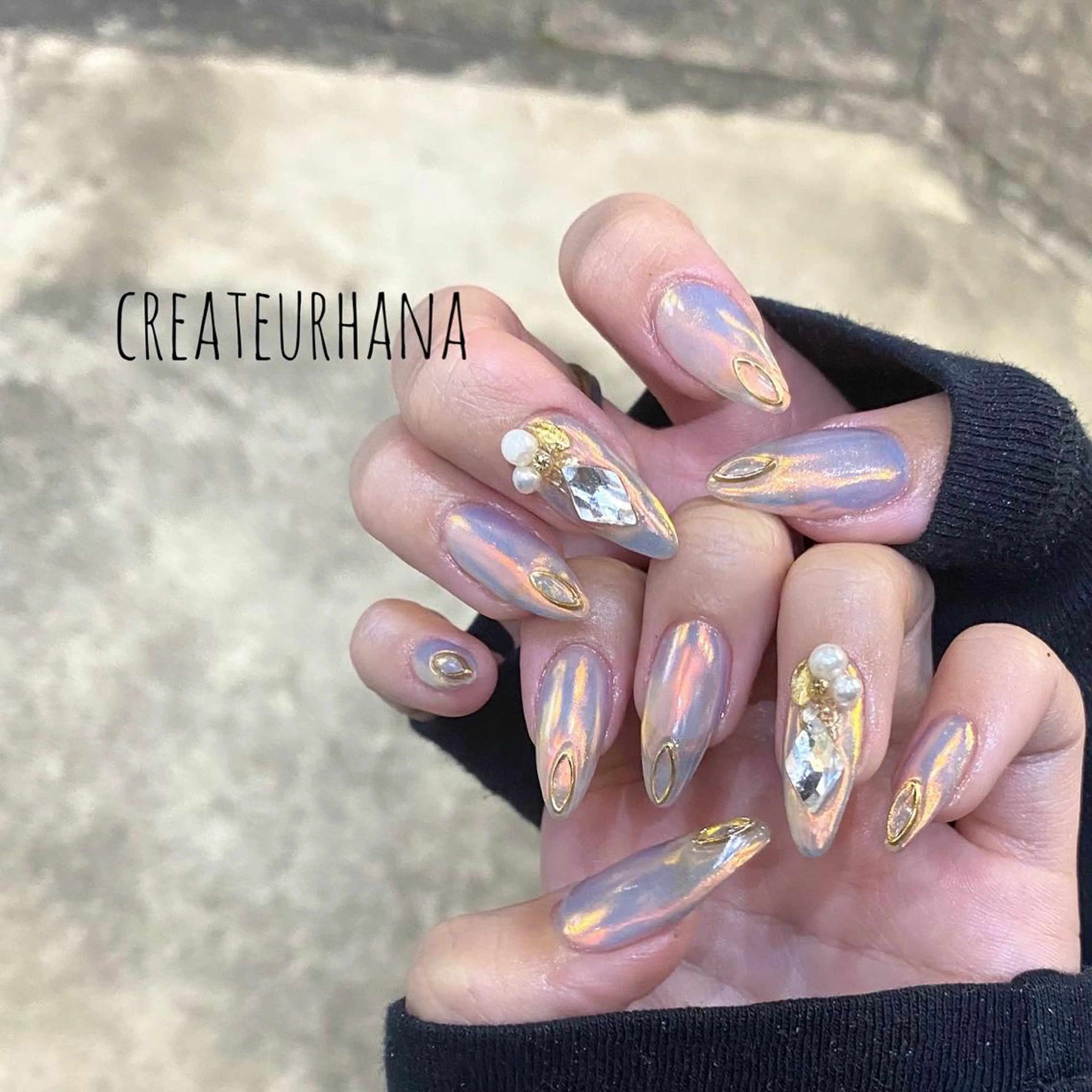 【オフ込み】ミラーorマグネットネイルの写真