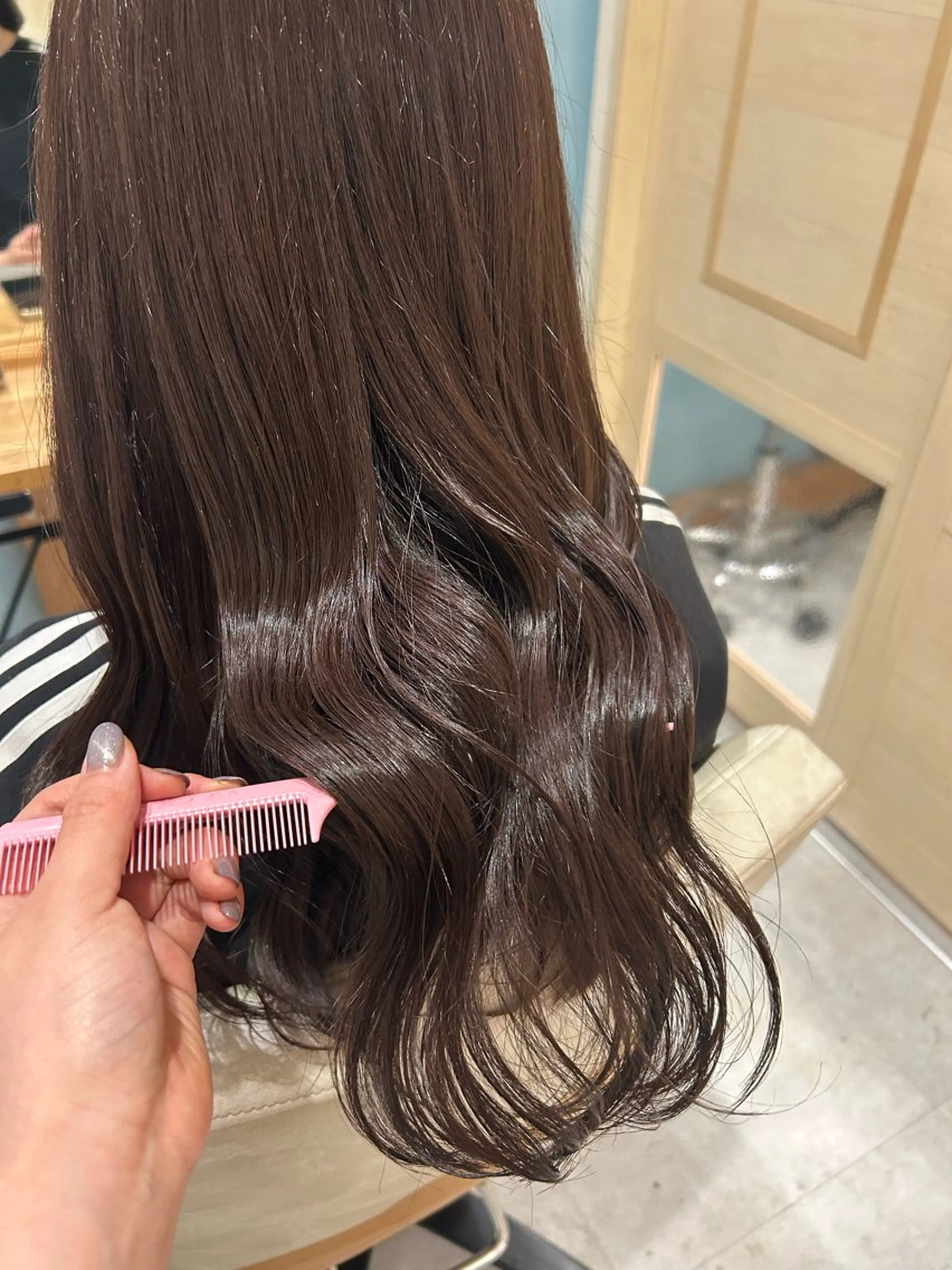 ロング 森田 遥菜のヘアスタイル