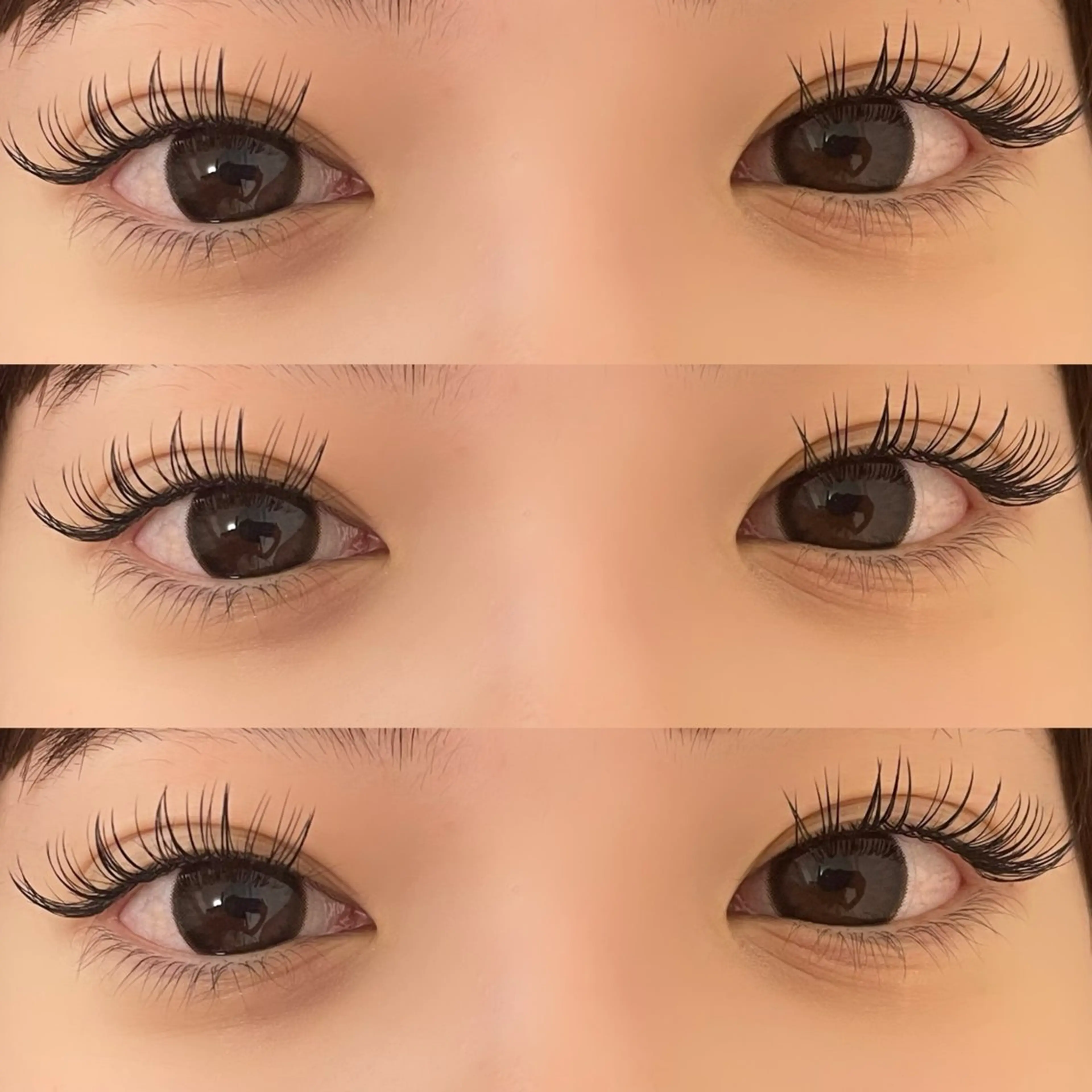 マツエク・マツパ フラットラッシュ マツエク 心斎橋　Voyage serein🌙のマツエク・マツパデザイン