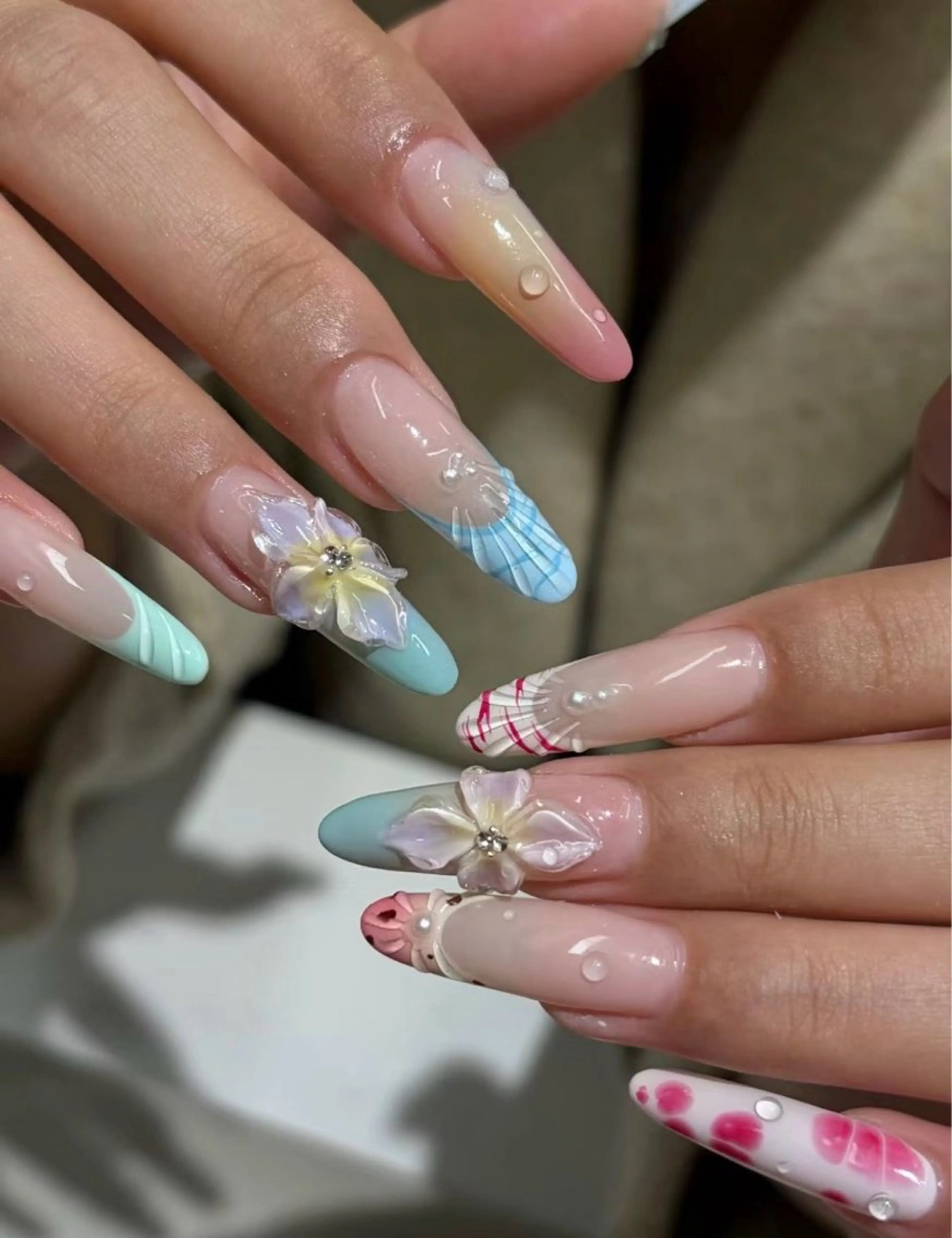 ネイル ハンドネイル ハンドケア Panda chan Novaのネイルデザイン