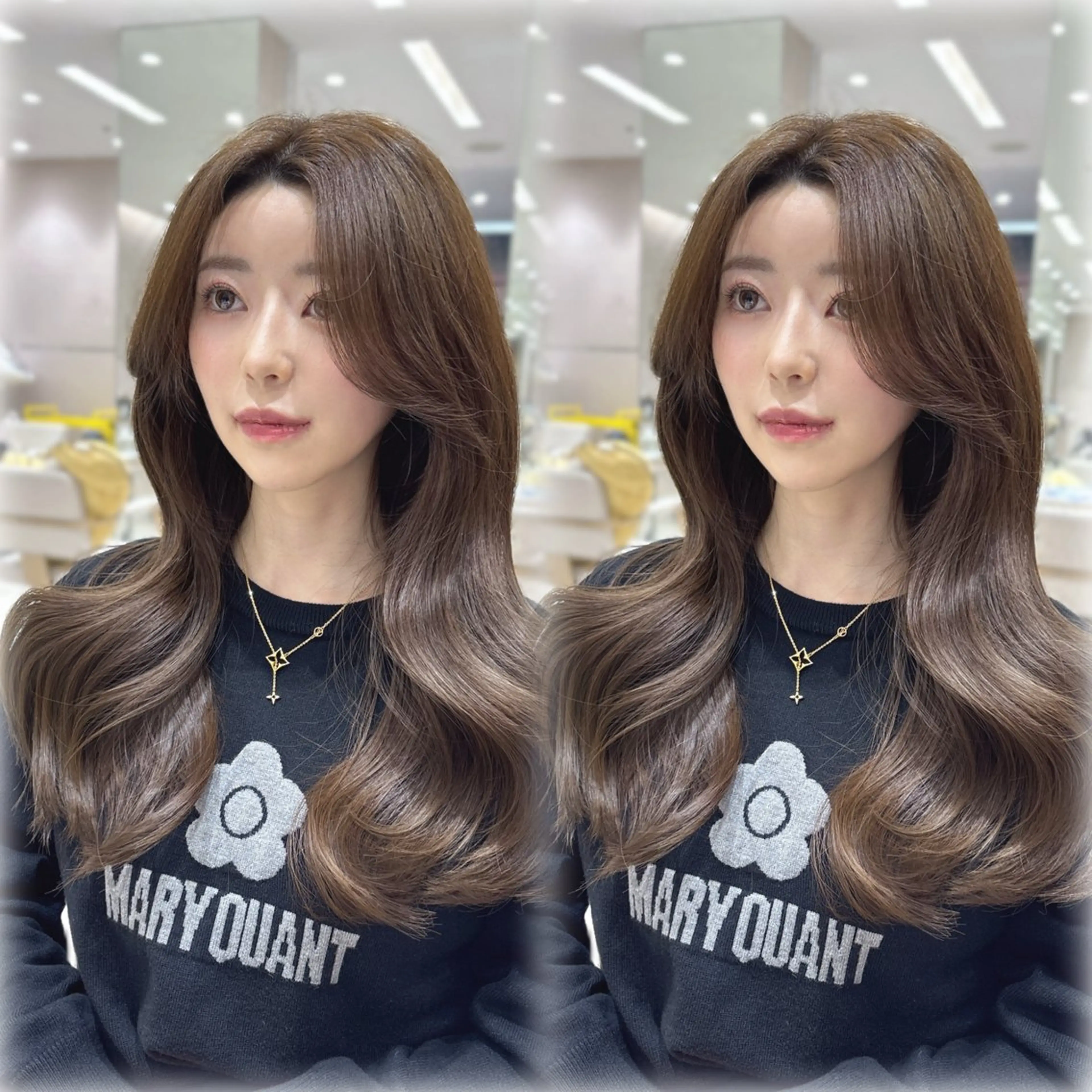 ロング カラー くびれヘア ヘアカラー トリートメント 銀座/レイヤー/ 透明感カラー✨りくのヘアスタイル