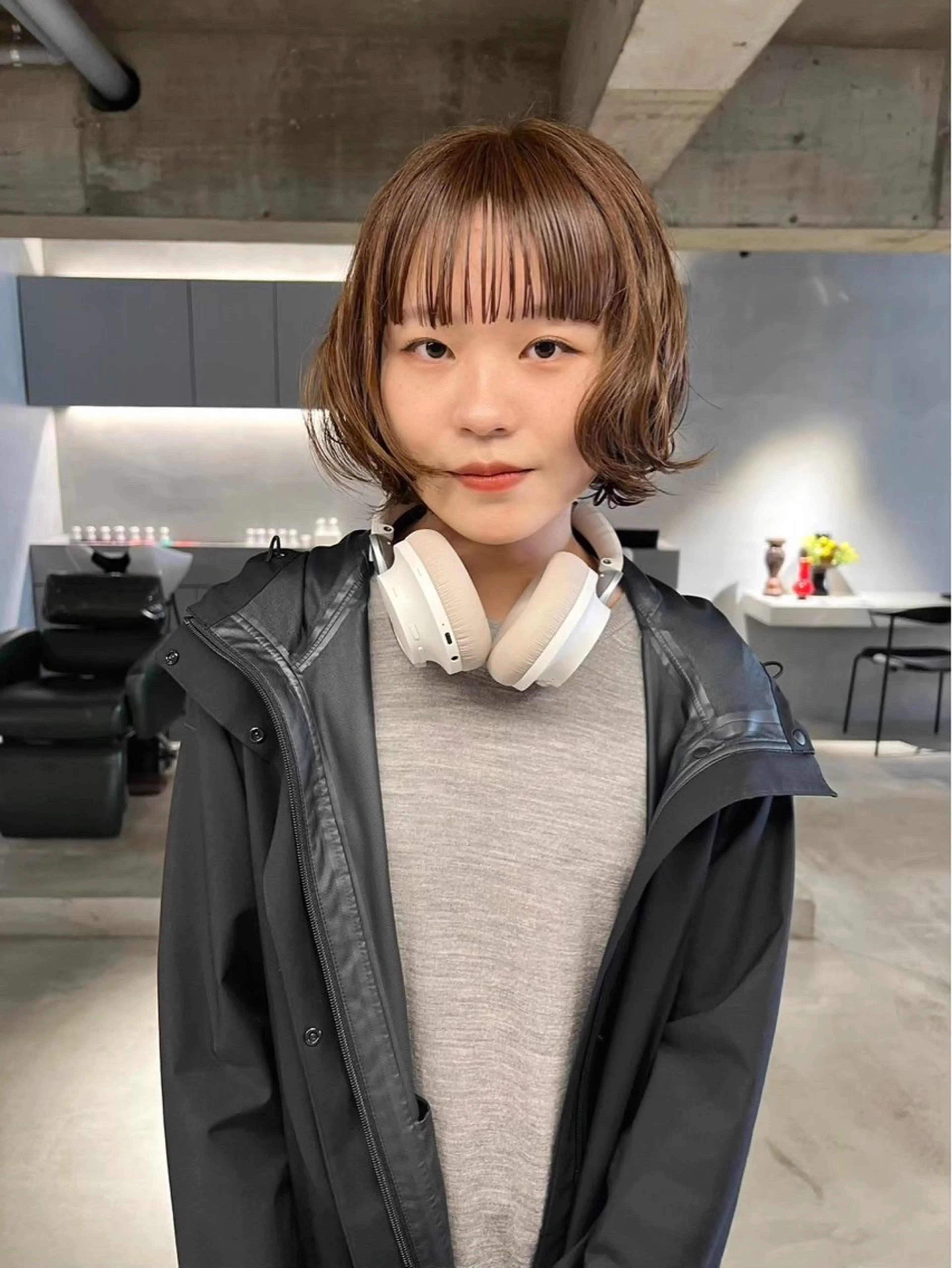 ショート カラー 纐纈 釉羽のヘアスタイル