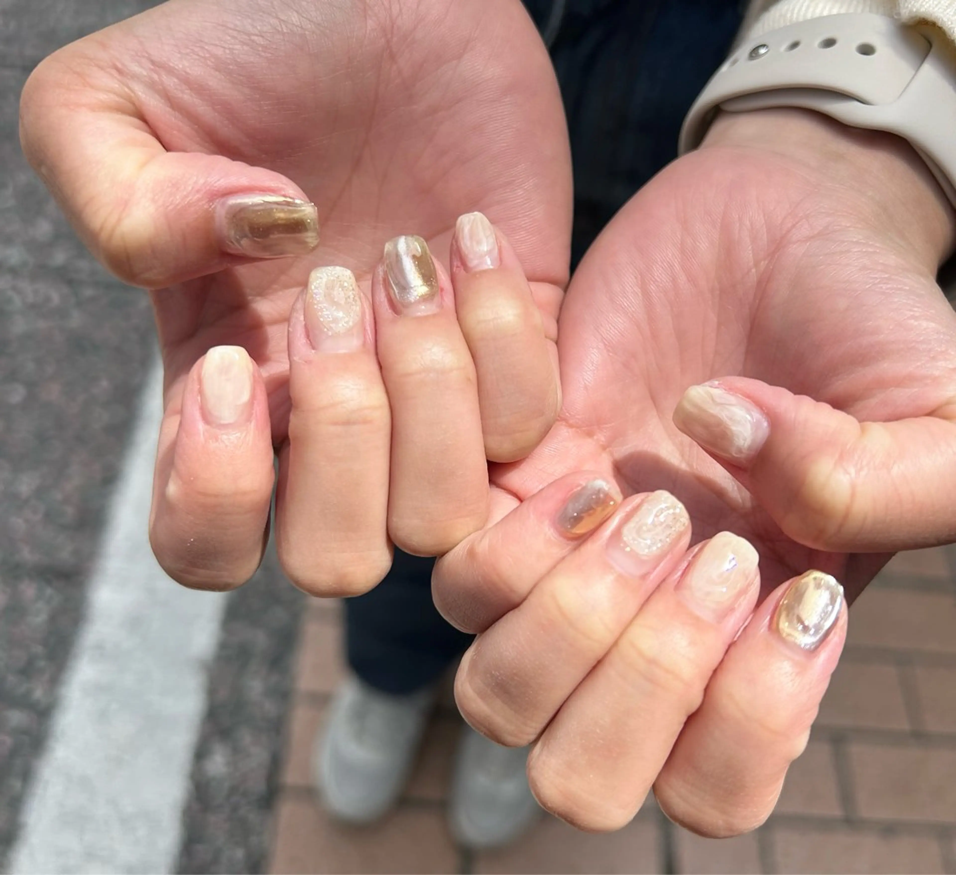 ネイル ハンドネイル 福田 麻耶のネイルデザイン