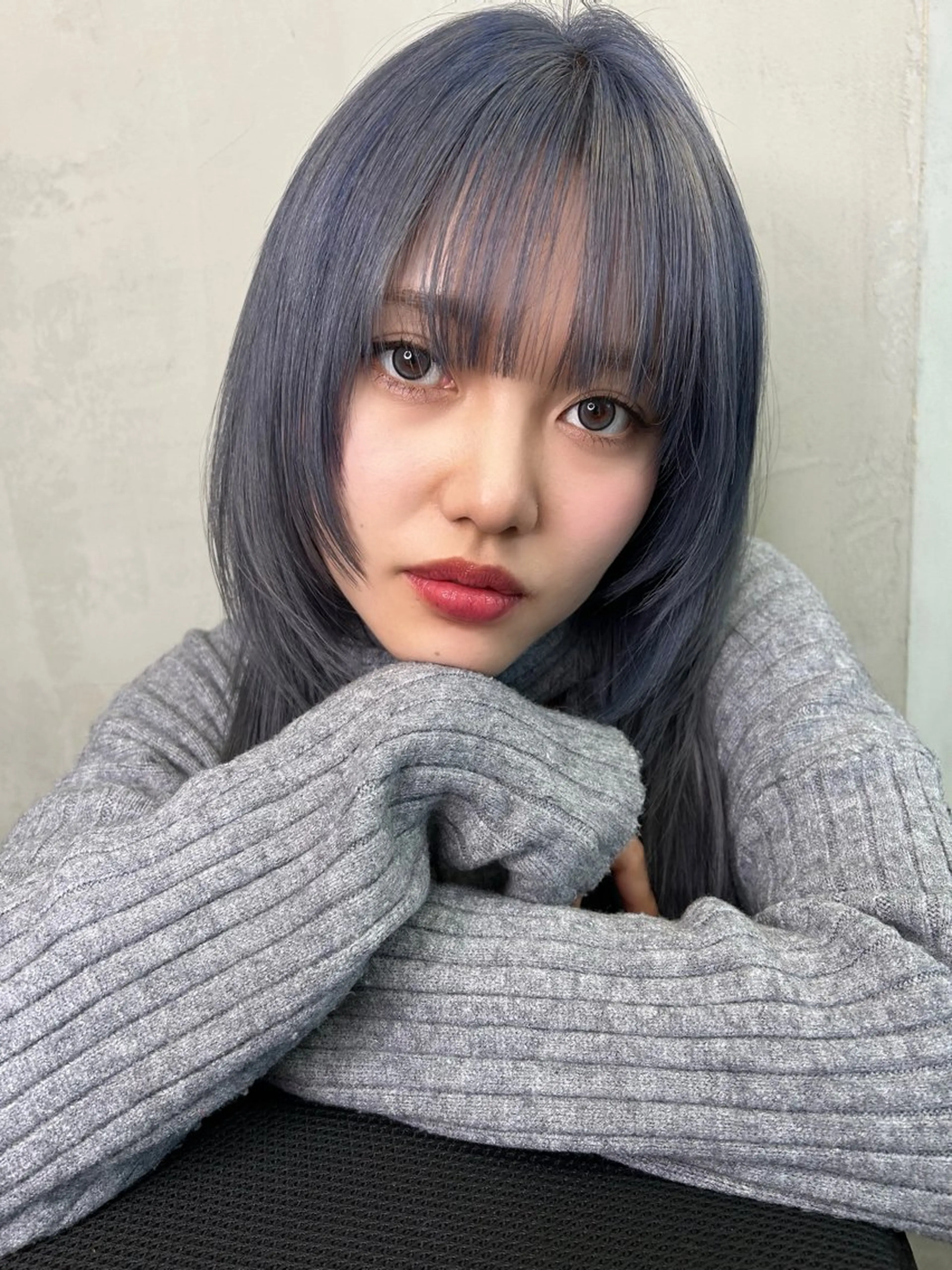 セミロング カラー カット ヘアカラー トリートメント Haru/THREE …by velvetのヘアスタイル