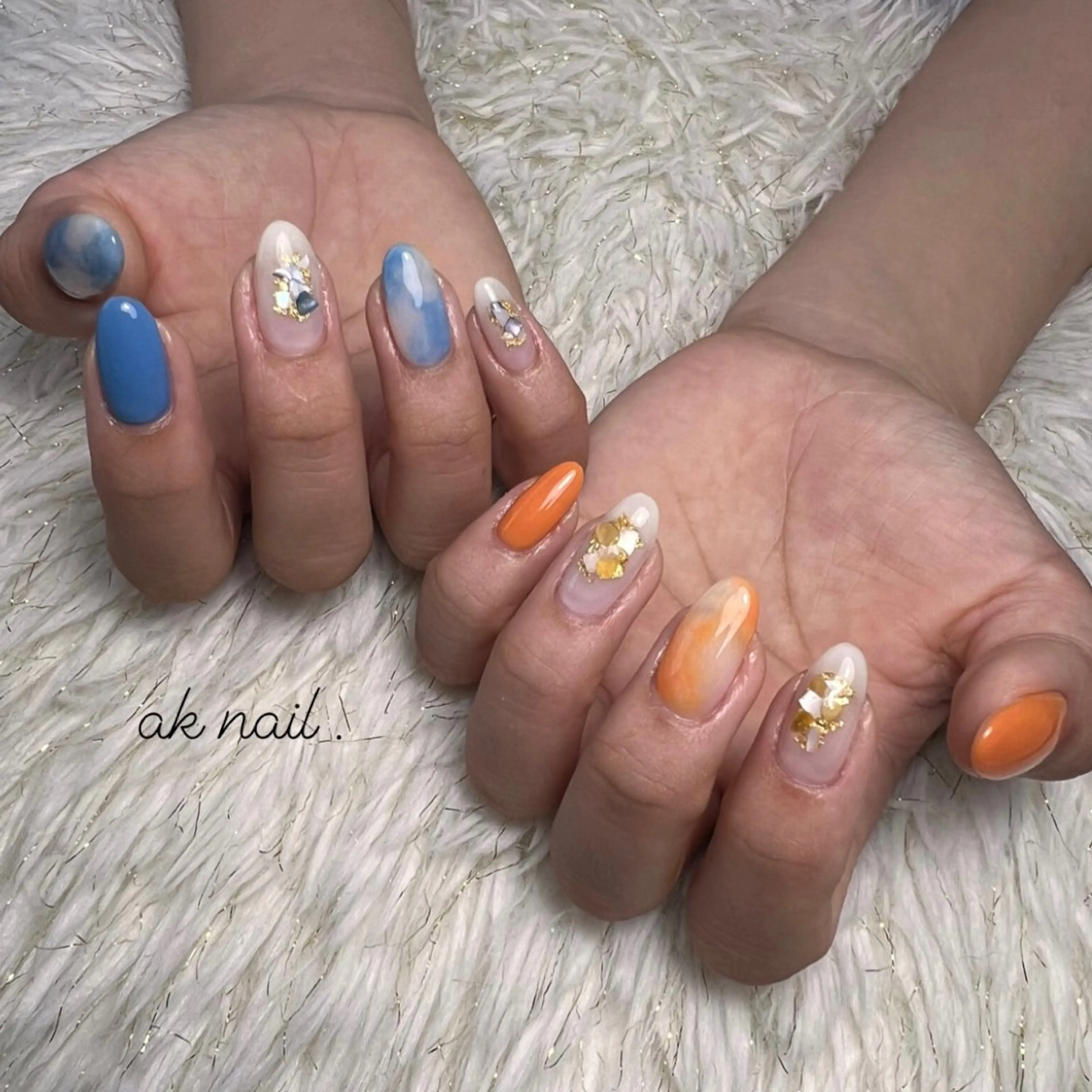ネイル ハンドネイル ak nail .のネイルデザイン